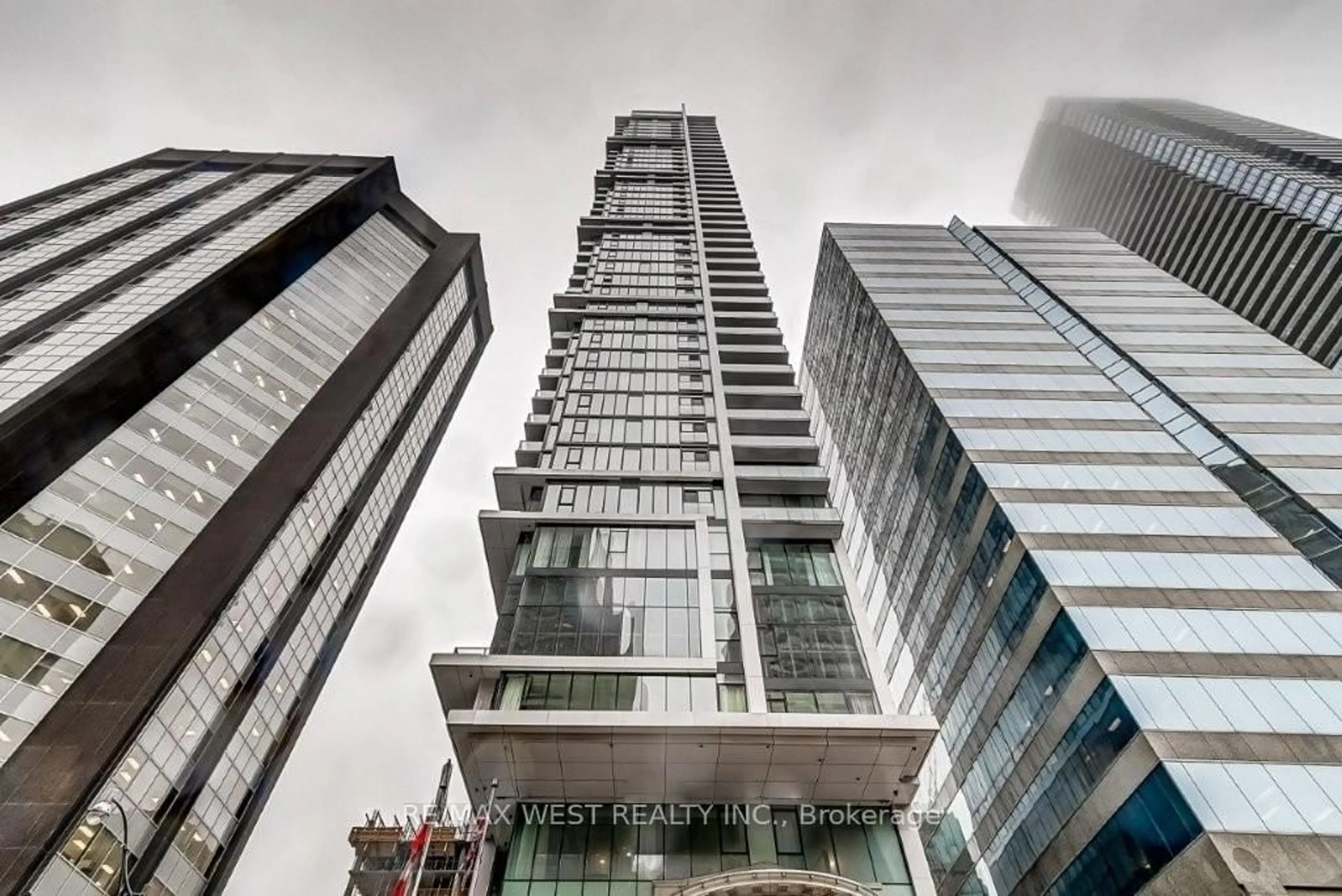 A pic from outside/outdoor area/front of a property/back of a property/a pic from drone, city buildings view from balcony for 426 University Ave #2210, Toronto Ontario M5G 1S9