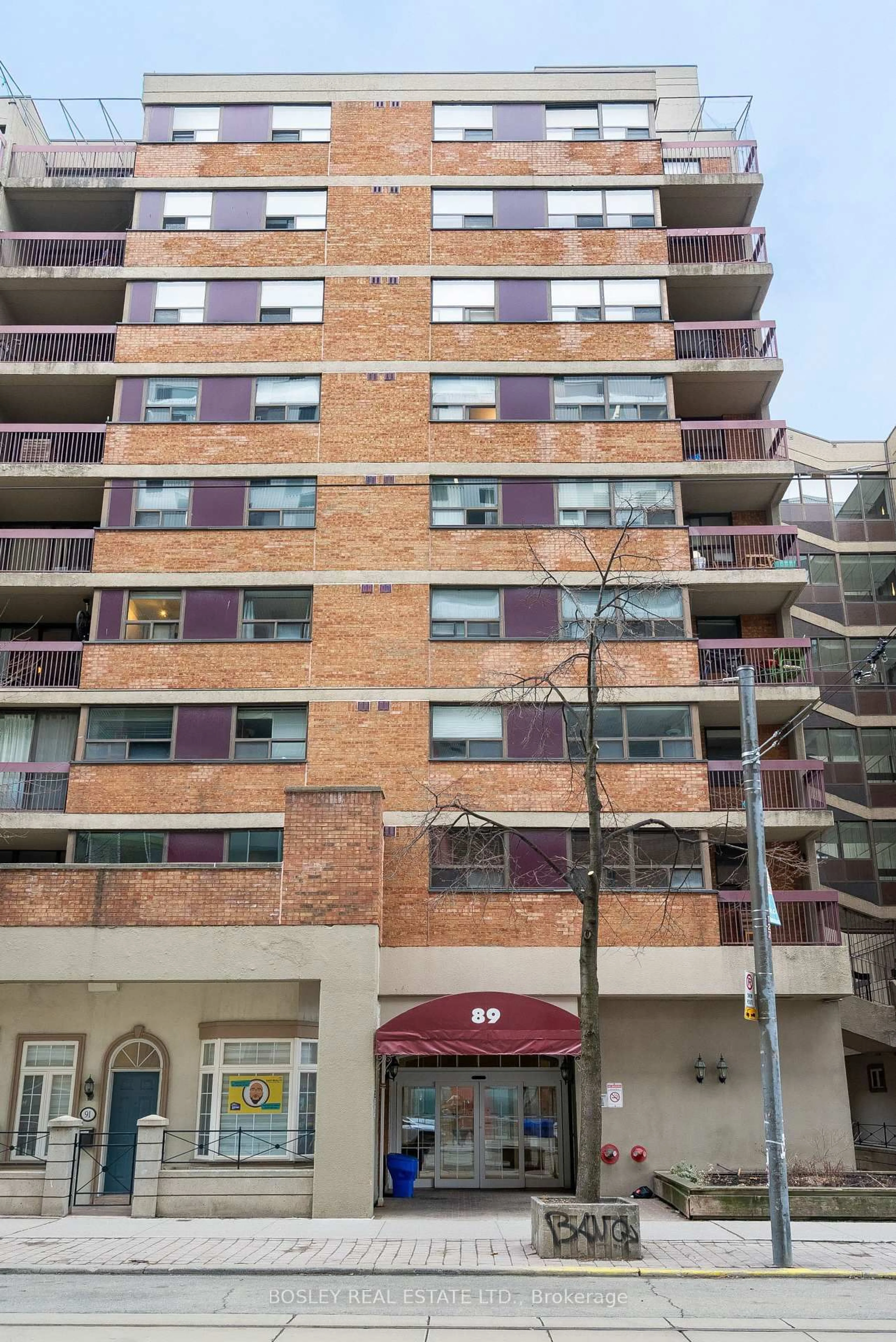Balcony in the apartment, unknown for 89 McCaul St #613, Toronto Ontario M5T 2X3