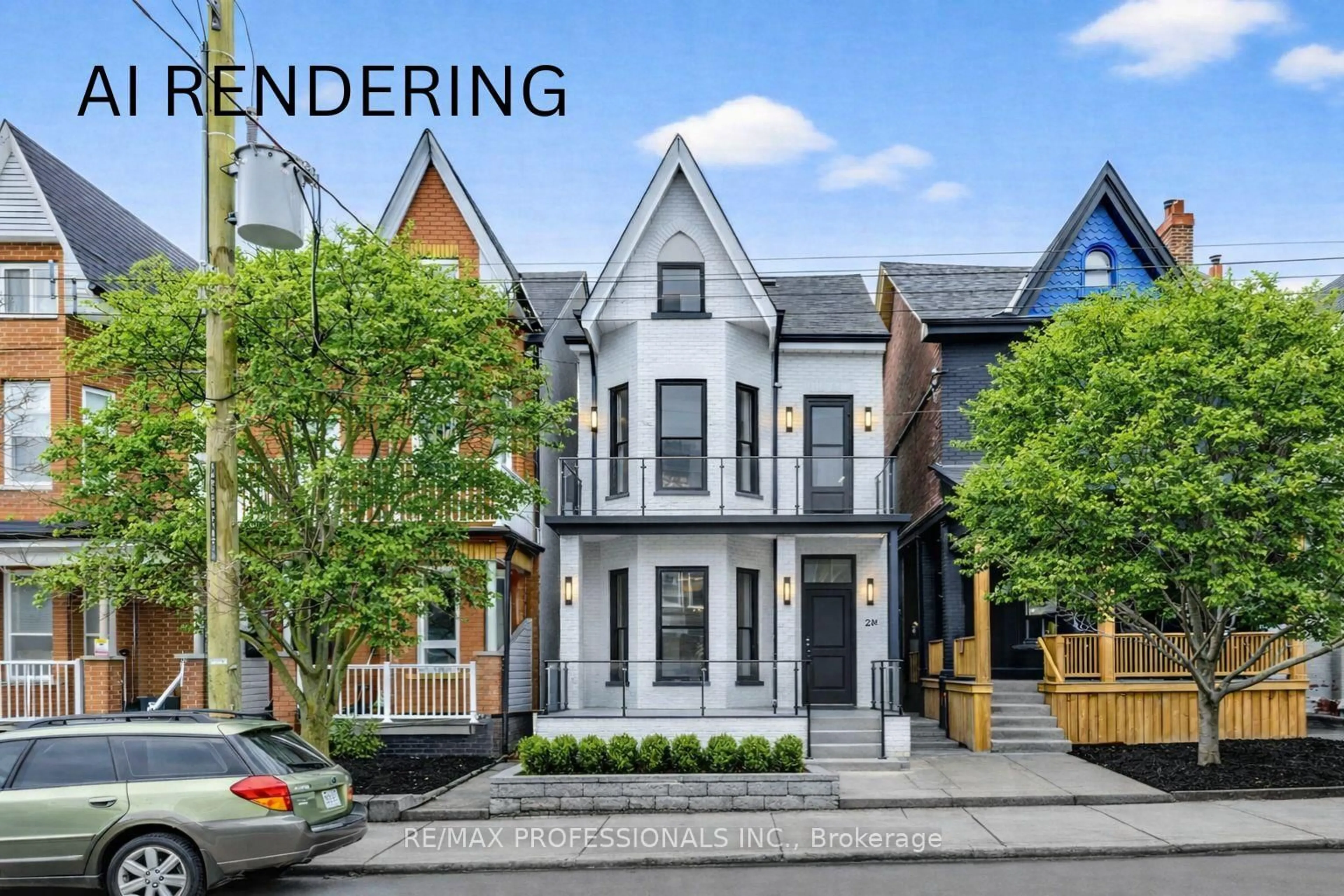 Home with brick exterior material, building for 164 Markham St, Toronto Ontario M6J 2G6