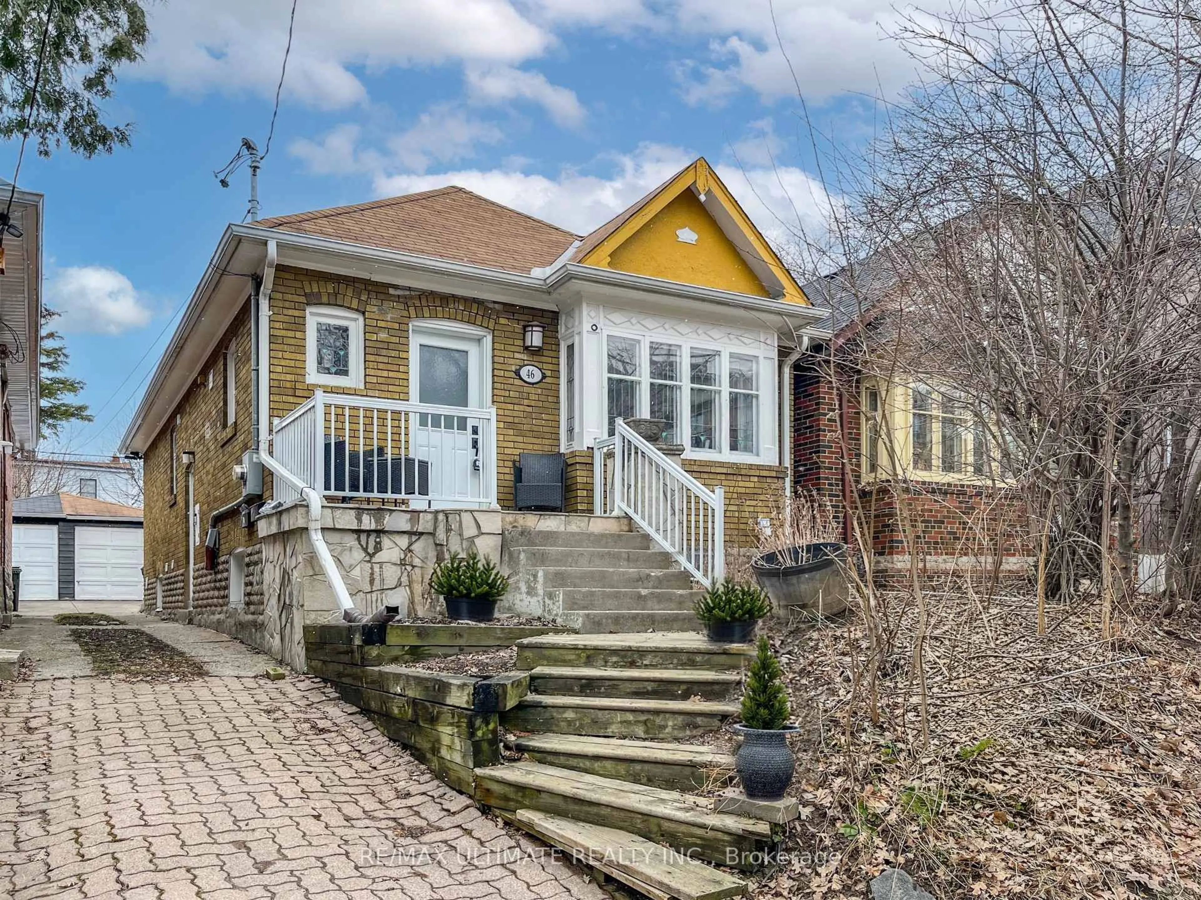 Home with brick exterior material, street for 46 Lorindale Ave, Toronto Ontario M5M 3C2