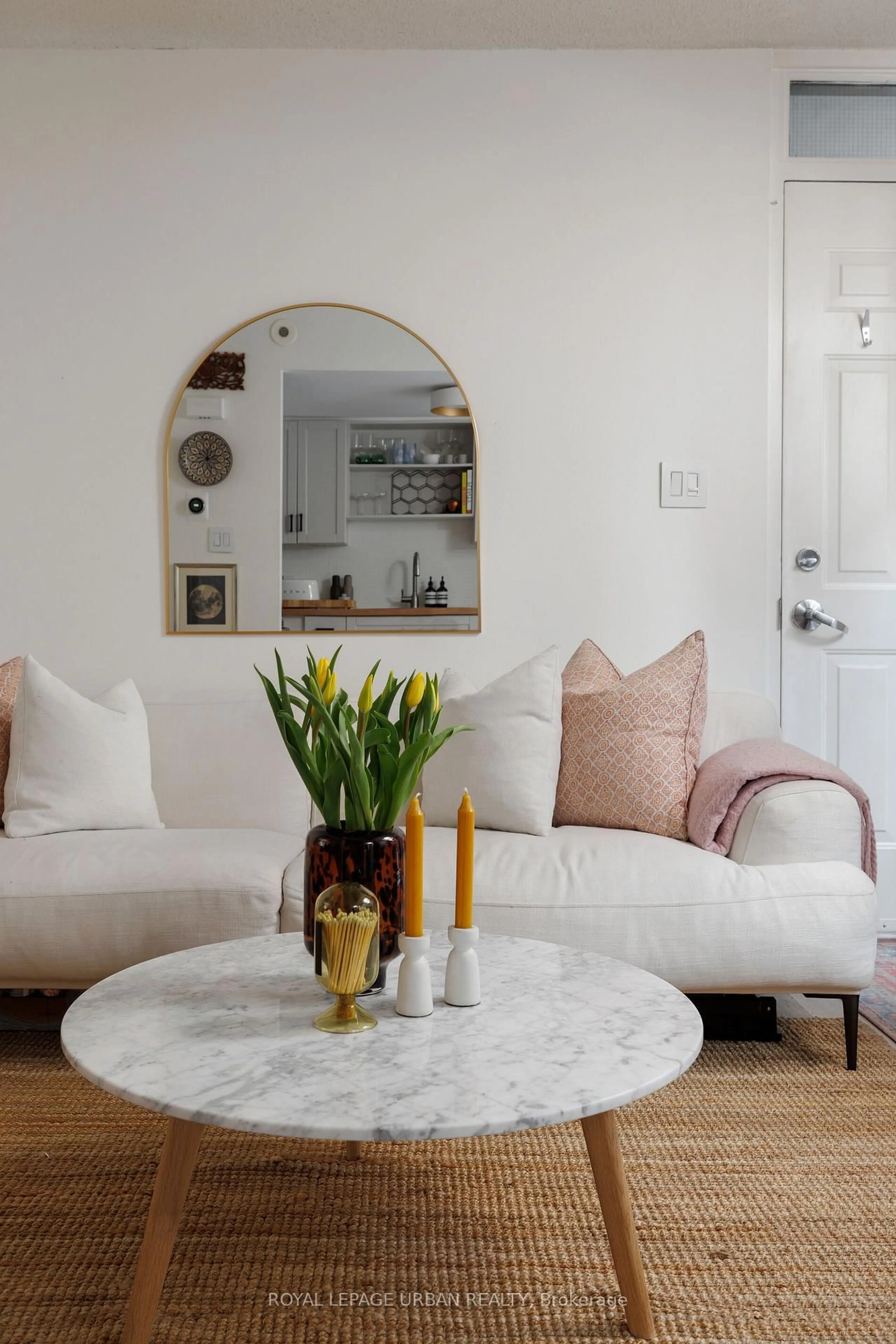 Living room with furniture, unknown for 30 Western Battery Rd #315, Toronto Ontario M6K 3N9