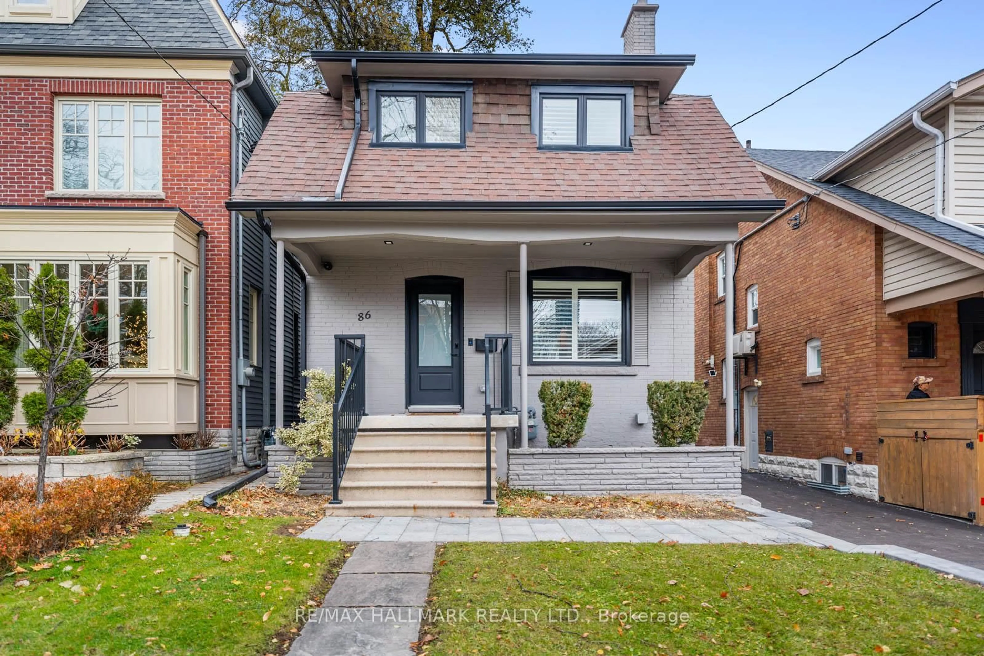 Home with brick exterior material, street for 86 Albertus Ave, Toronto Ontario M4R 1J7