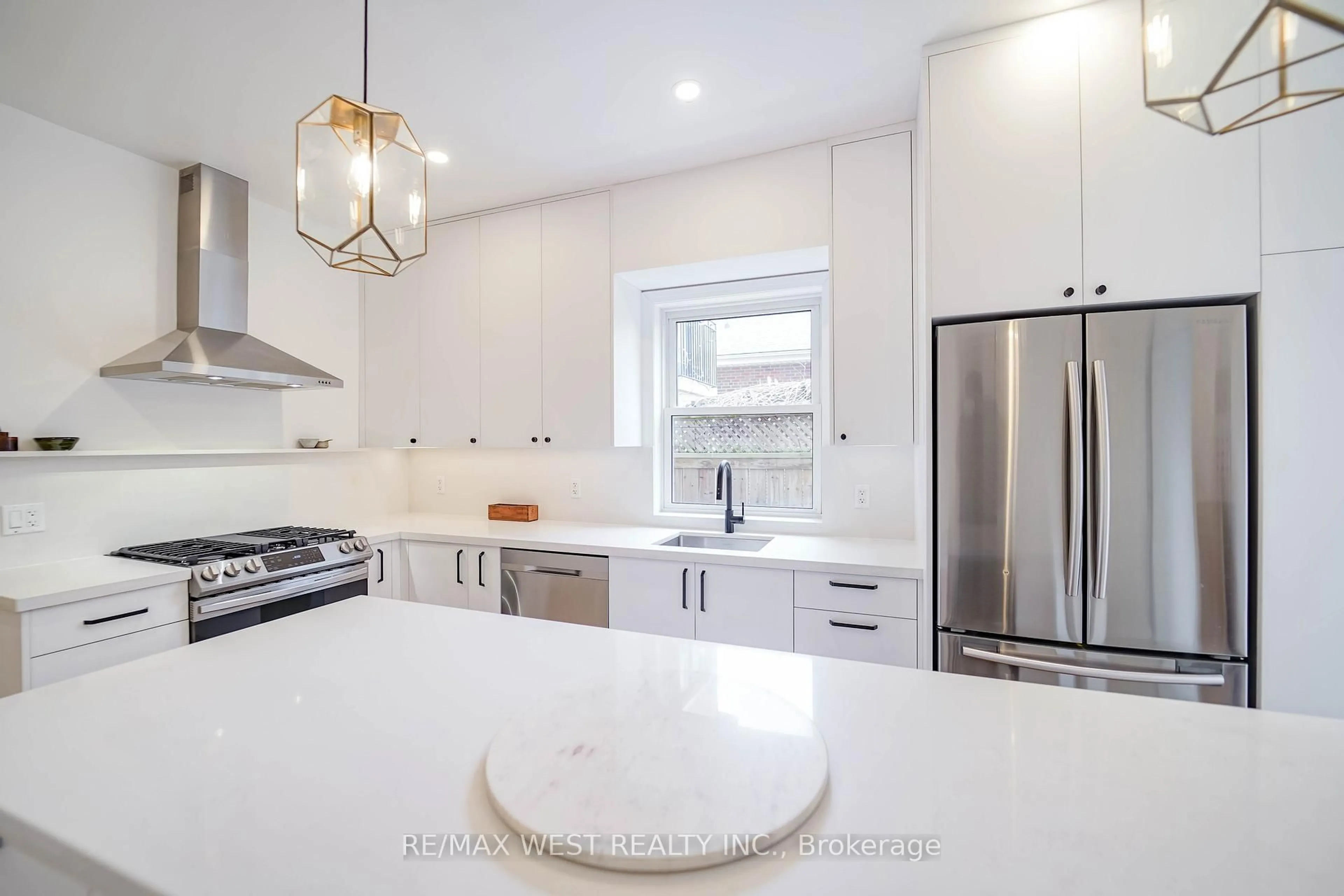 Contemporary kitchen, ceramic/tile floor for 200 Euclid Ave, Toronto Ontario M6J 2J9