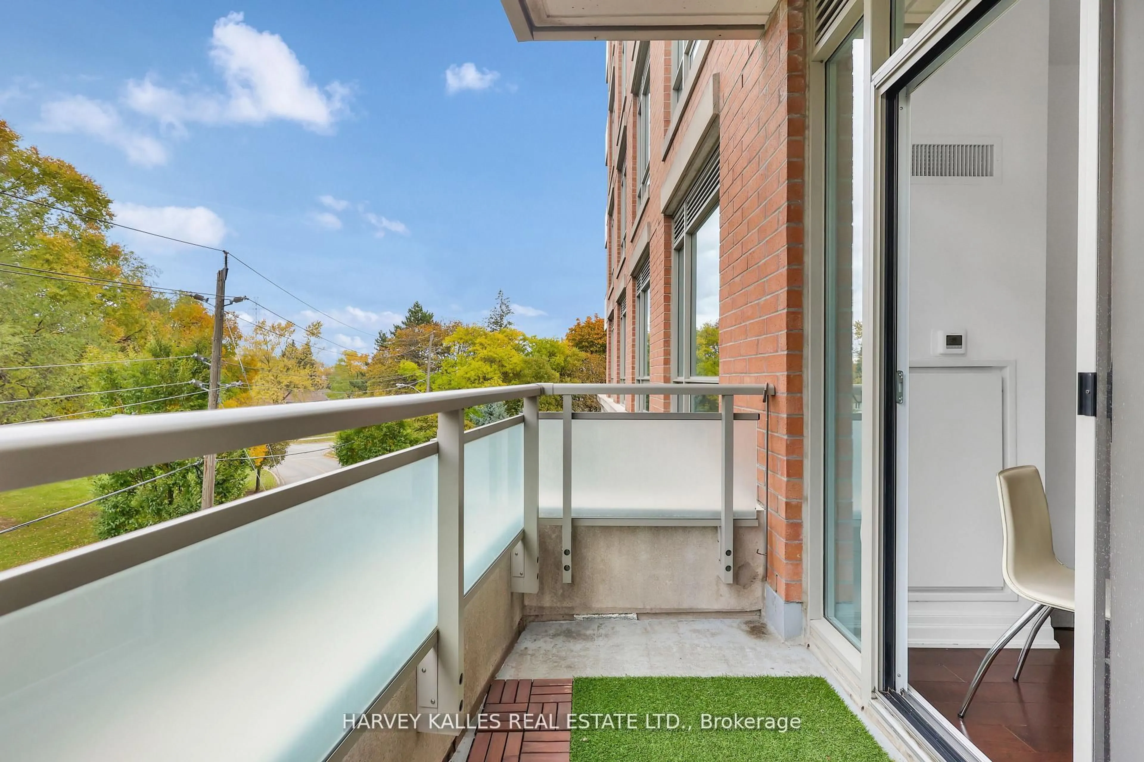 Balcony in the apartment, unknown for 17 Ruddington Dr #305, Toronto Ontario M2K 0A8
