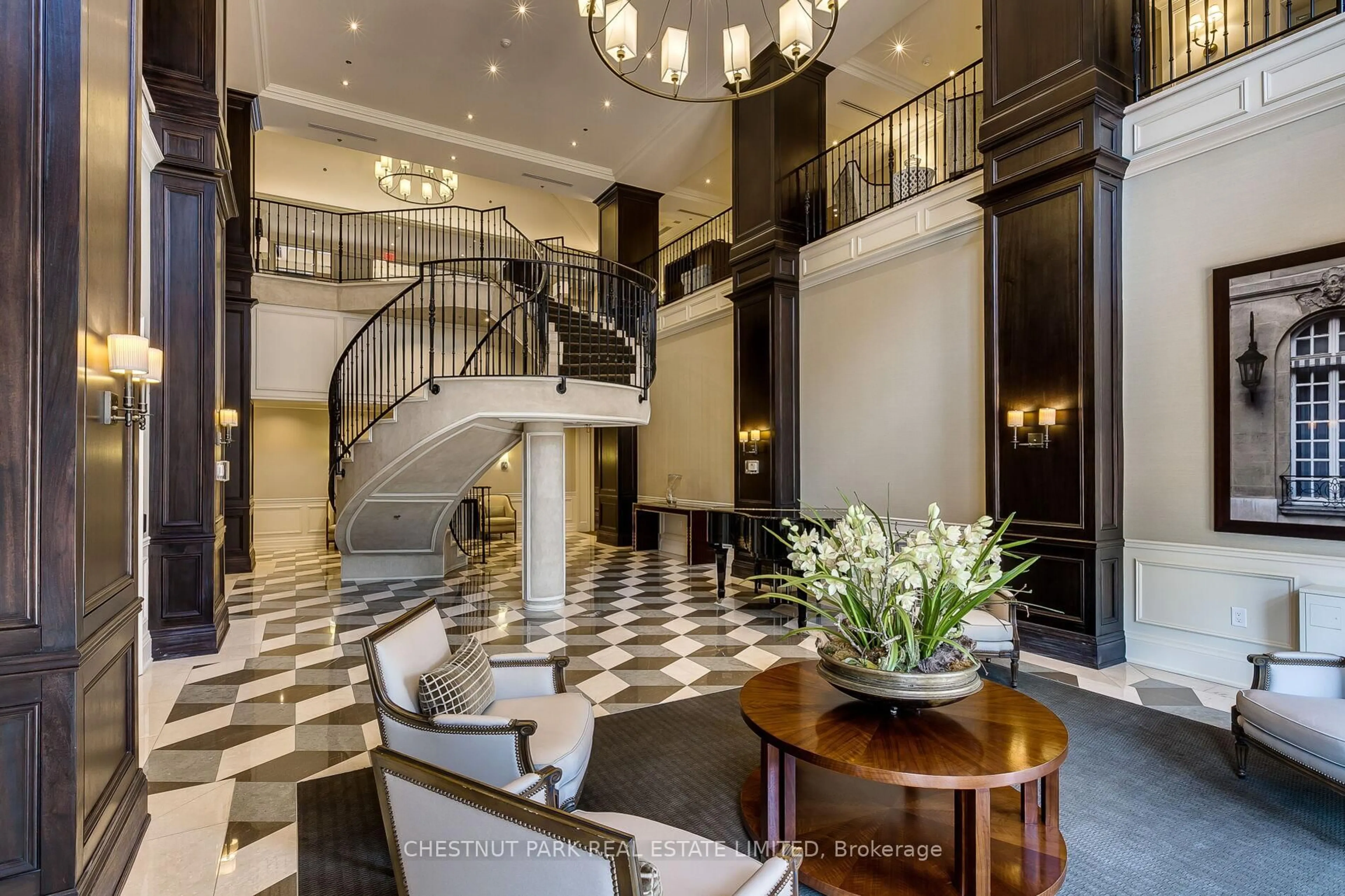 Lobby for 21 Burkebrook Pl #804, Toronto Ontario M4G 0A2