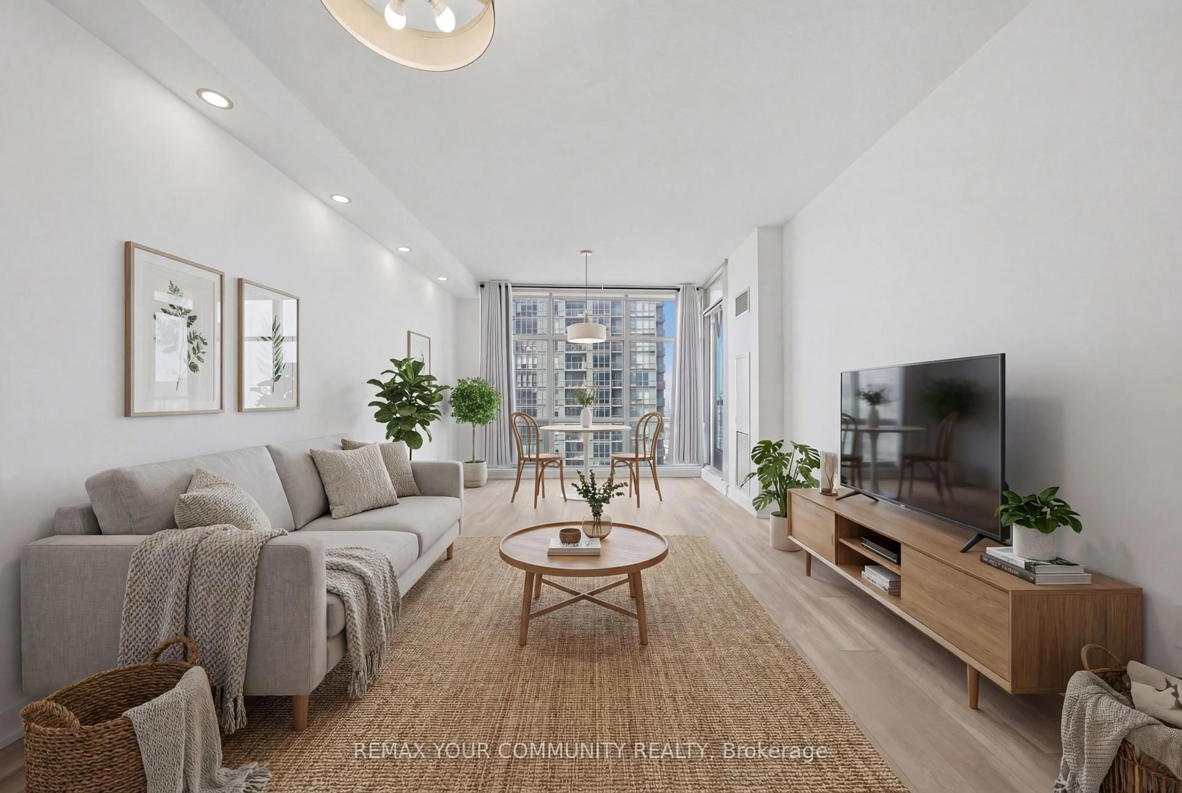 Living room with furniture, unknown for 35 Mariner Terr #4502, Toronto Ontario M5V 3V9