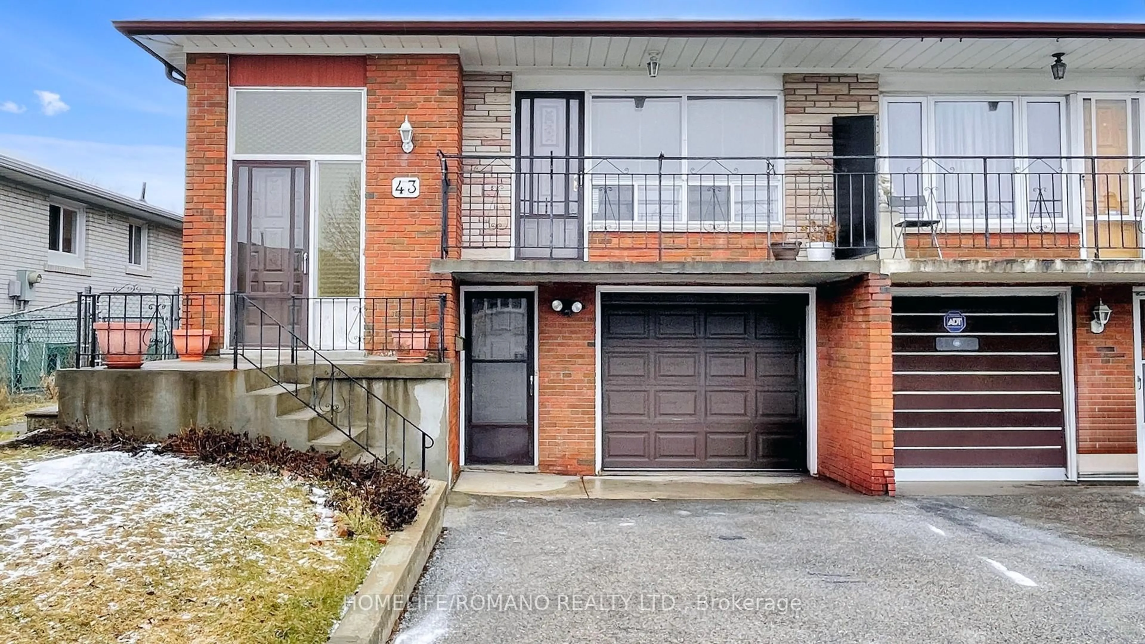 Home with brick exterior material, street for 43 Warfield Dr, Toronto Ontario M2J 3S4