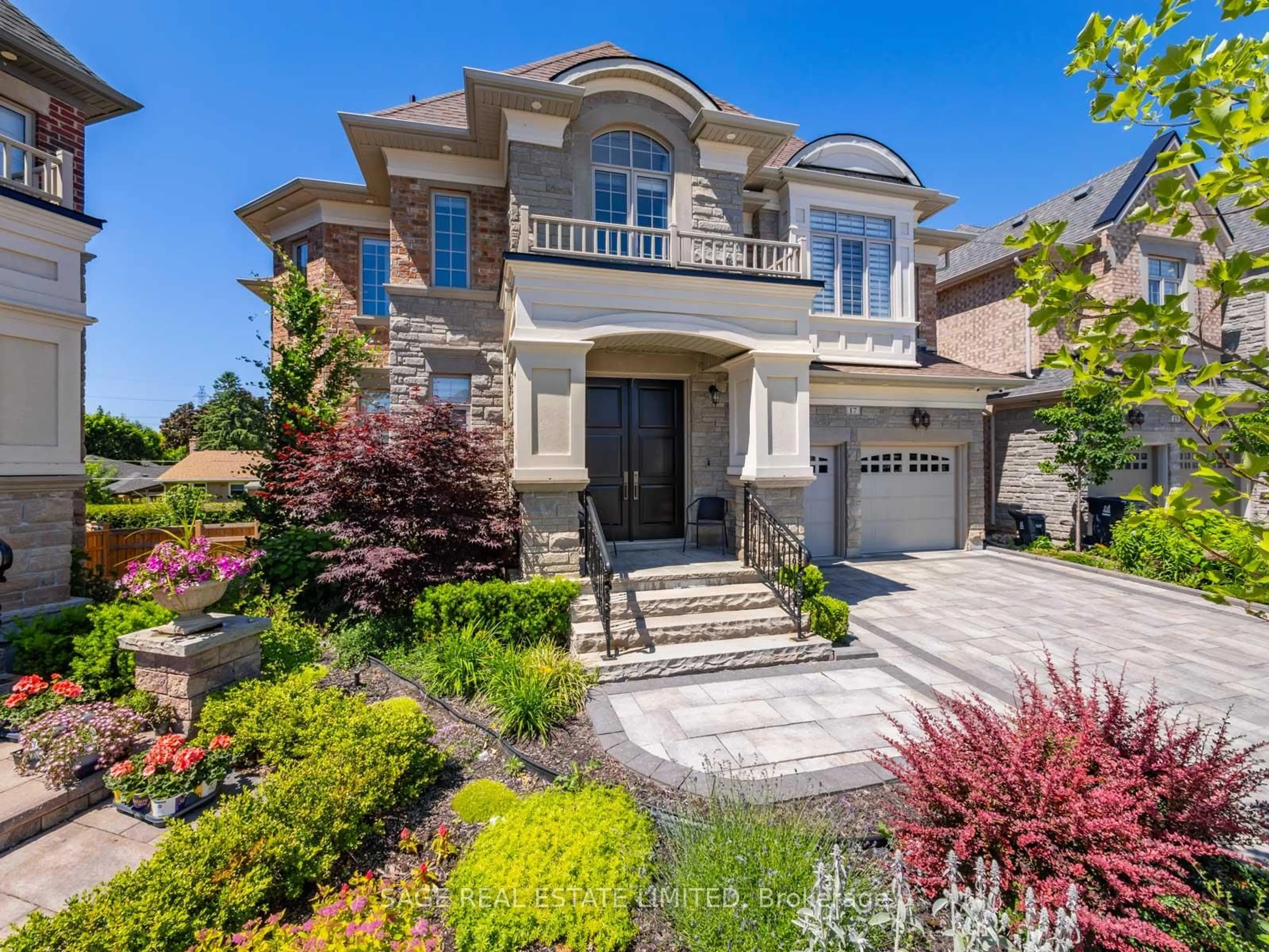 Home with brick exterior material, street for 17 Daniel Cozens Crt, Toronto Ontario M2R 0A7