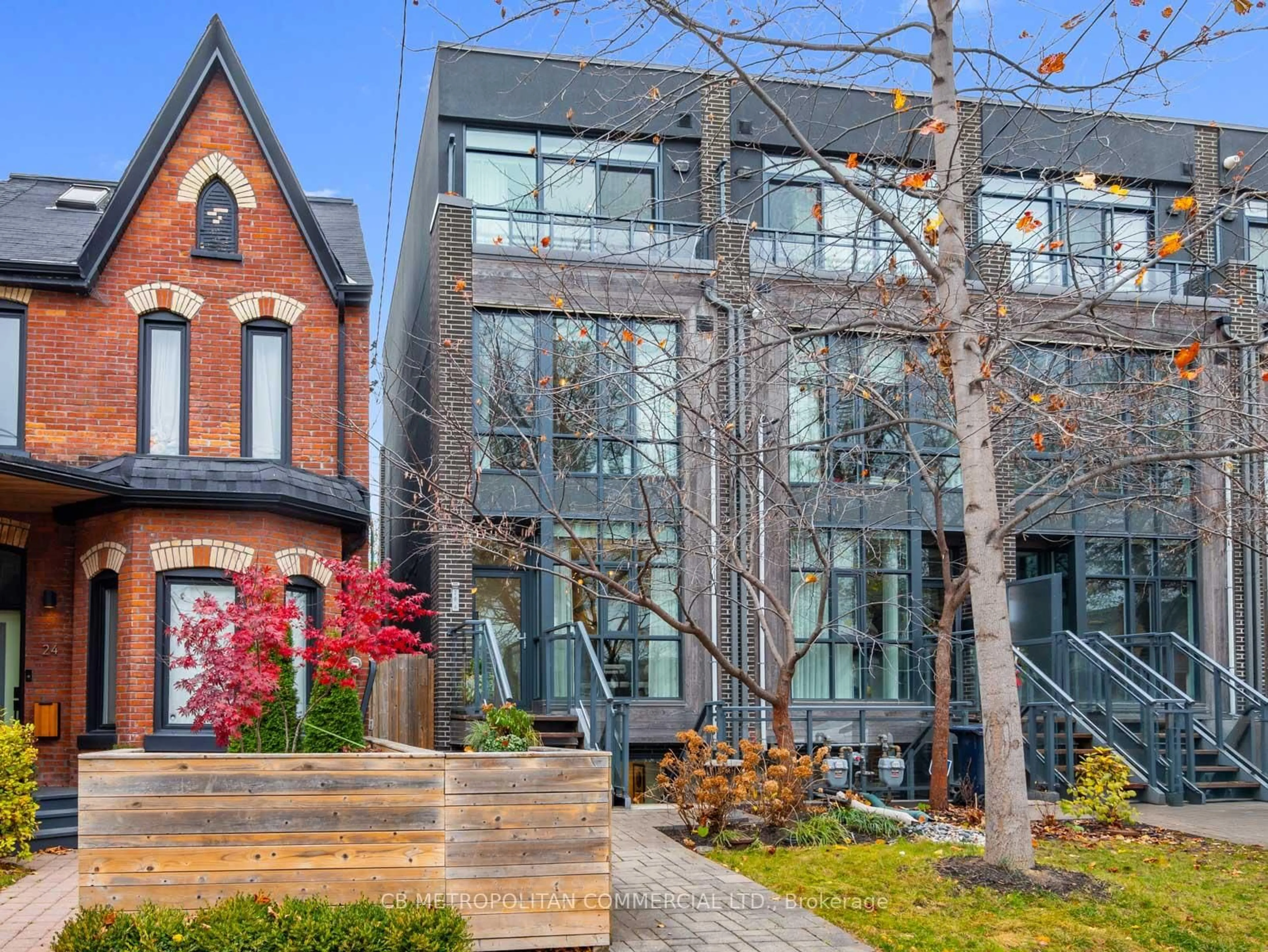 Home with brick exterior material, street for 28A Givins St, Toronto Ontario M6J 2X7