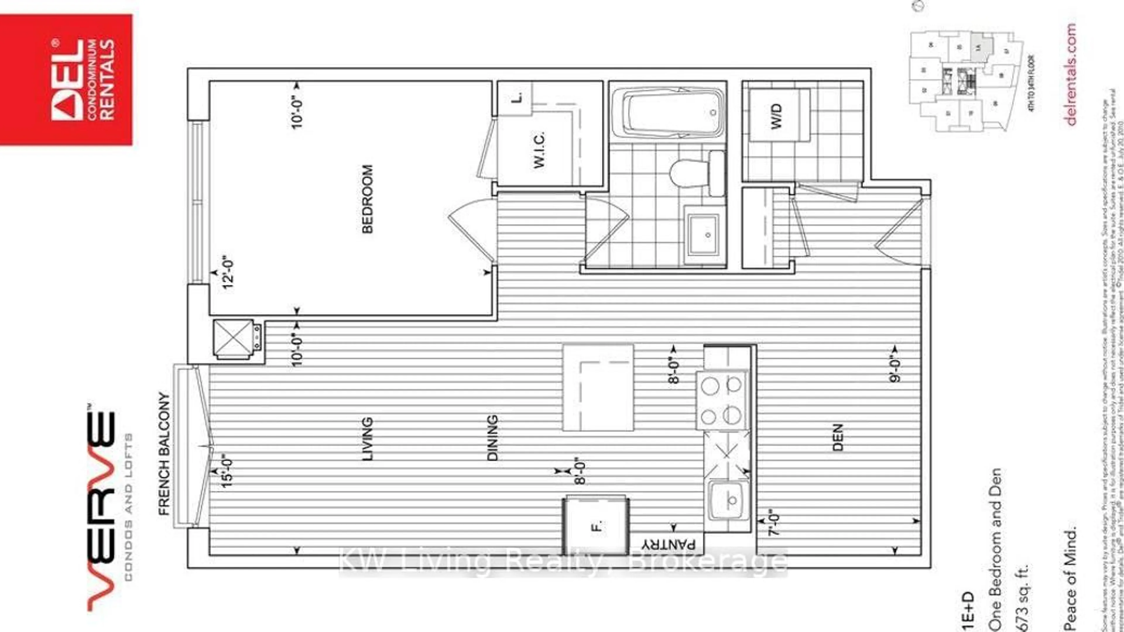 Floor plan for 120 Homewood Ave #2503, Toronto Ontario M4Y 2J3