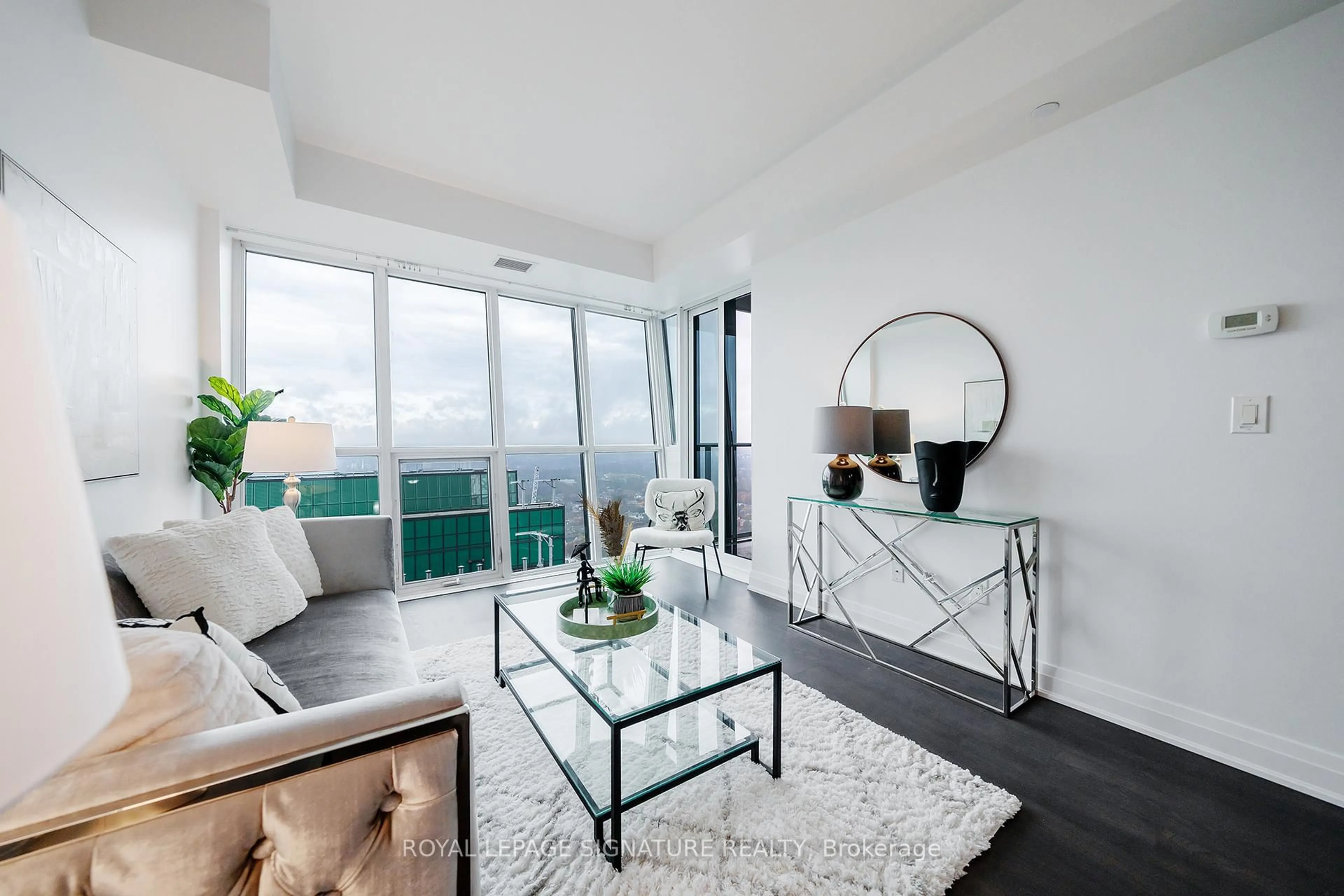 Living room with furniture, unknown for 9 Bogert Ave #3906, Toronto Ontario M2N 5M6