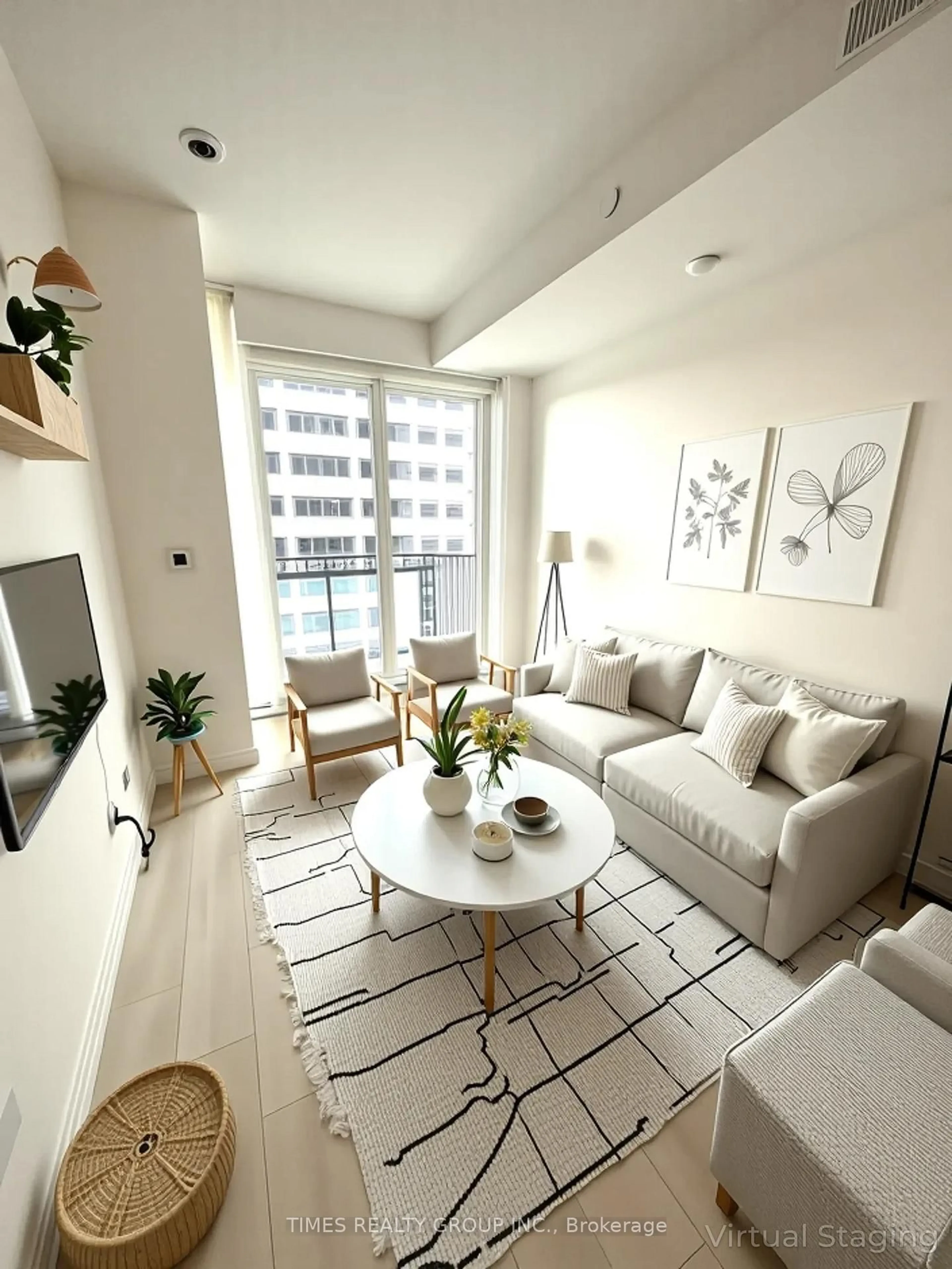 Living room with furniture, unknown for 8 Eglinton Ave #2003, Toronto Ontario M4P 1A6