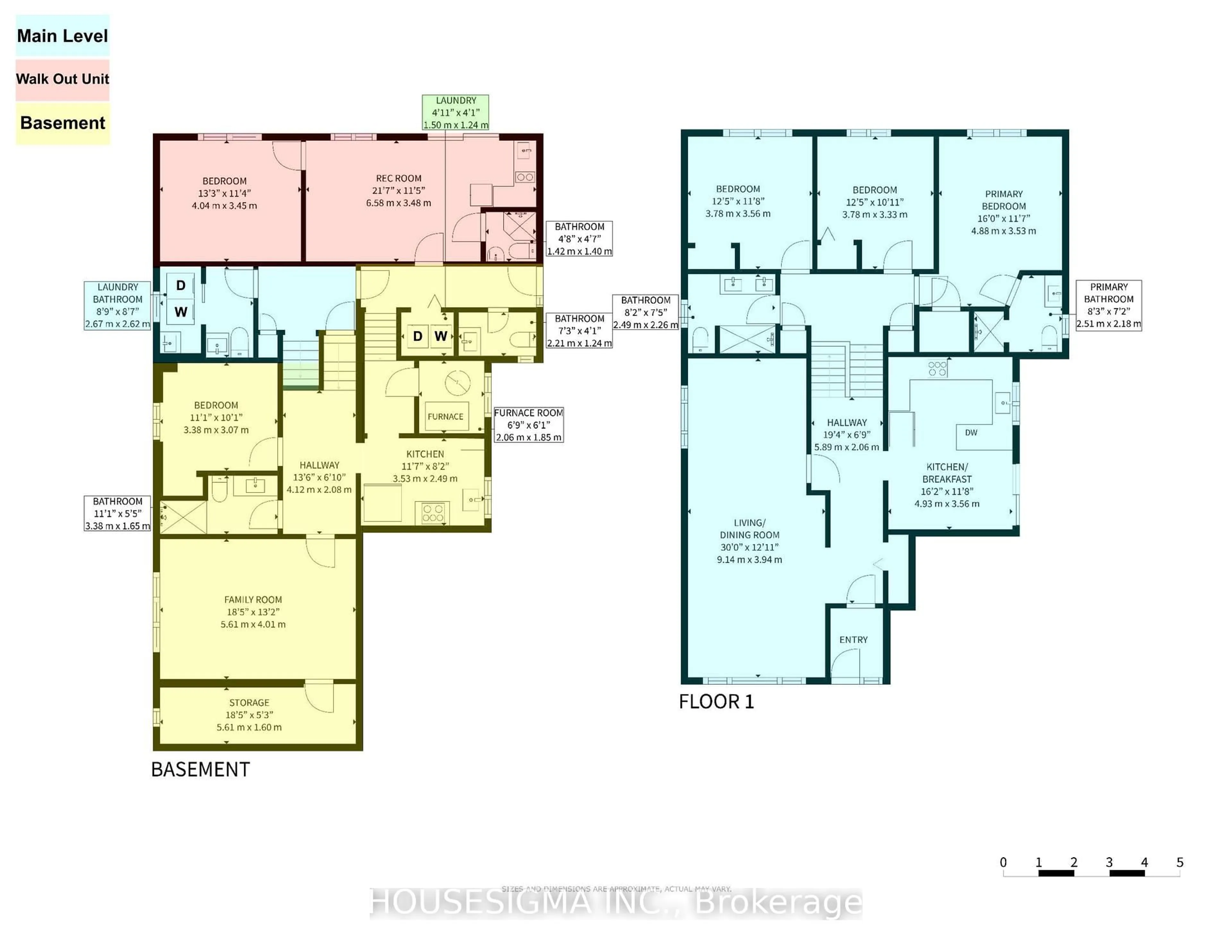 Floor plan for 423 Connaught Ave, Toronto Ontario M2R 2M4