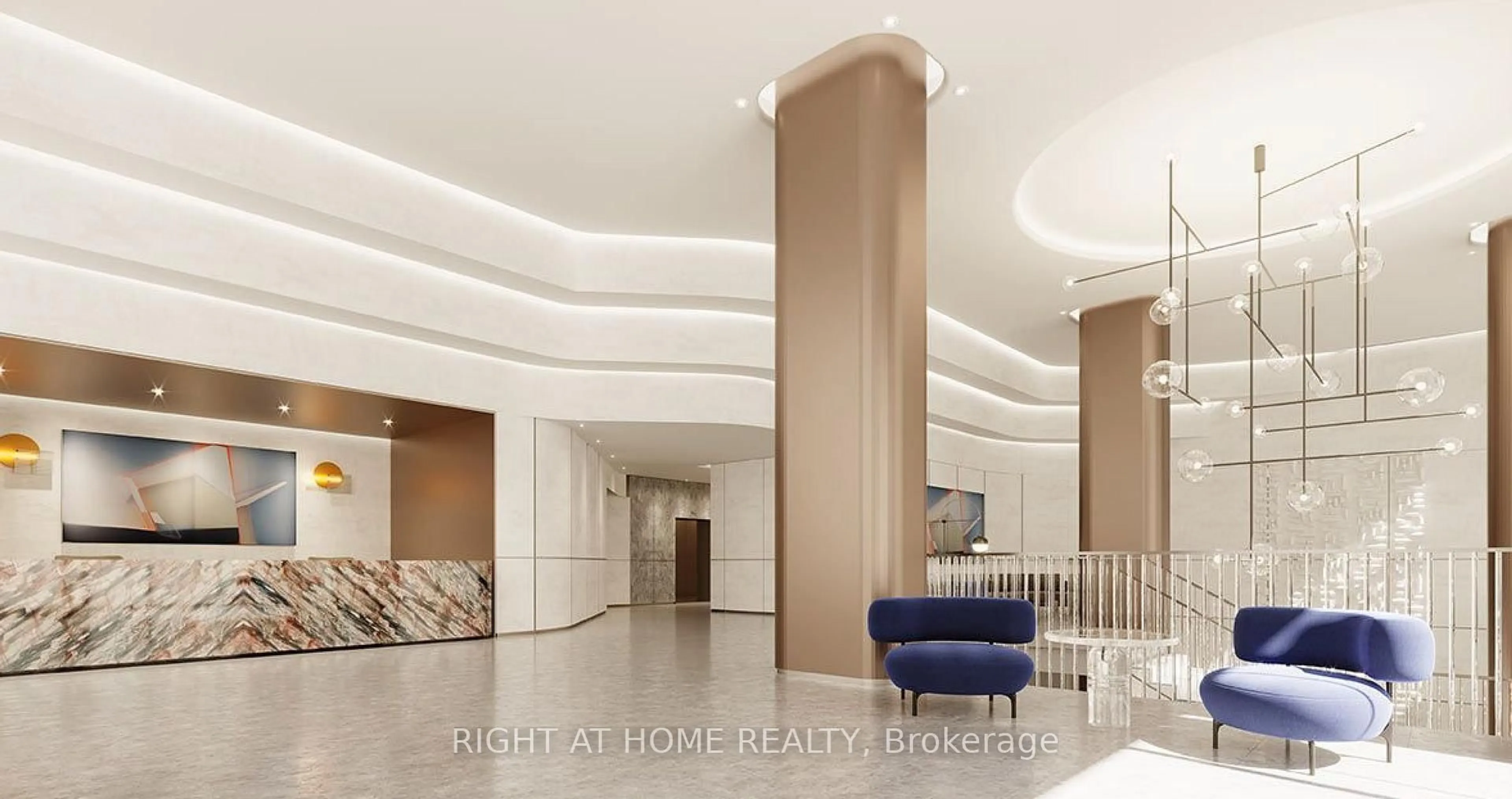 Lobby for 155 Merchants' Wharf #606, Toronto Ontario M5A 0Y4