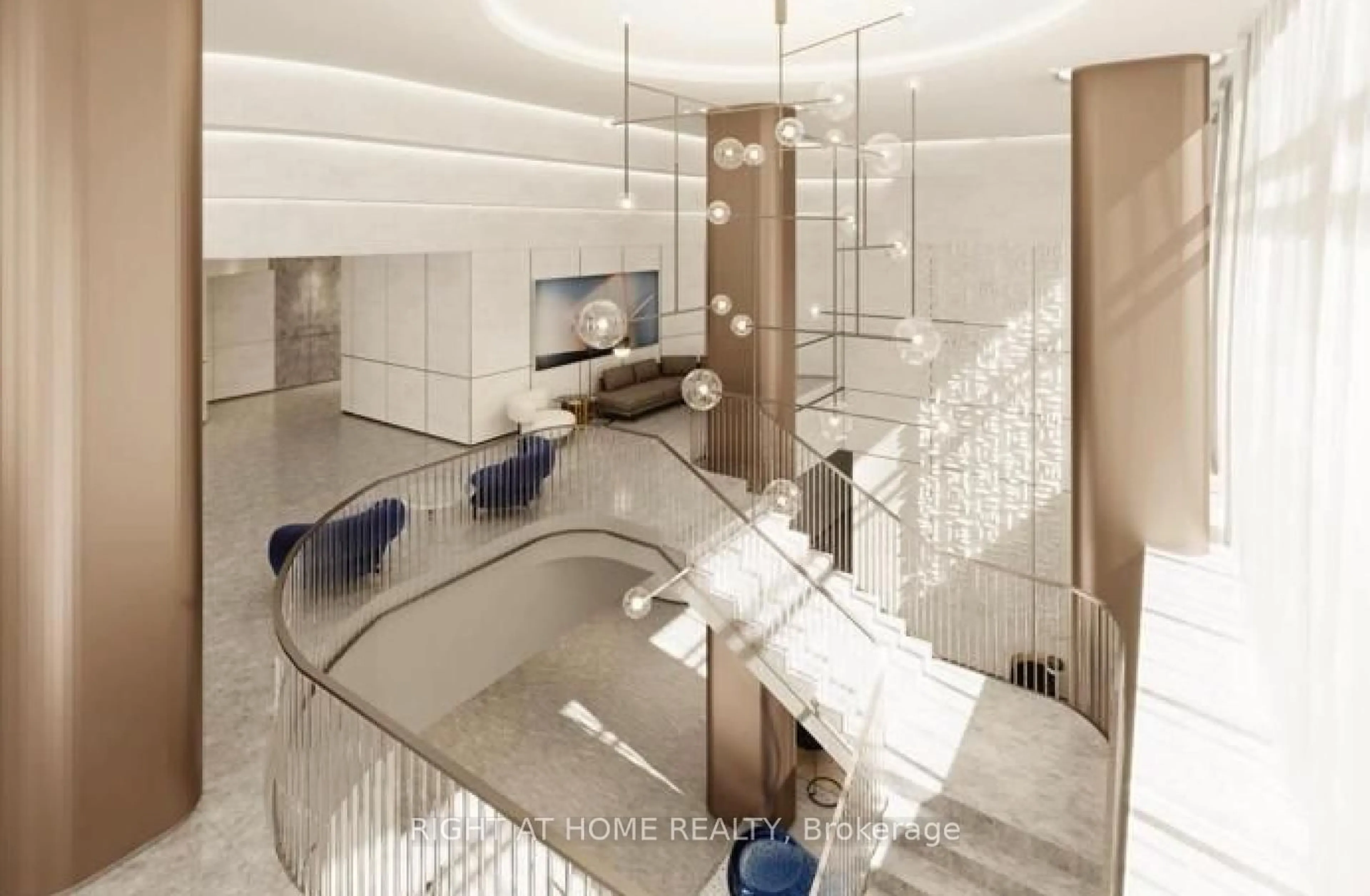 Indoor foyer for 155 Merchants' Wharf #606, Toronto Ontario M5A 0Y4