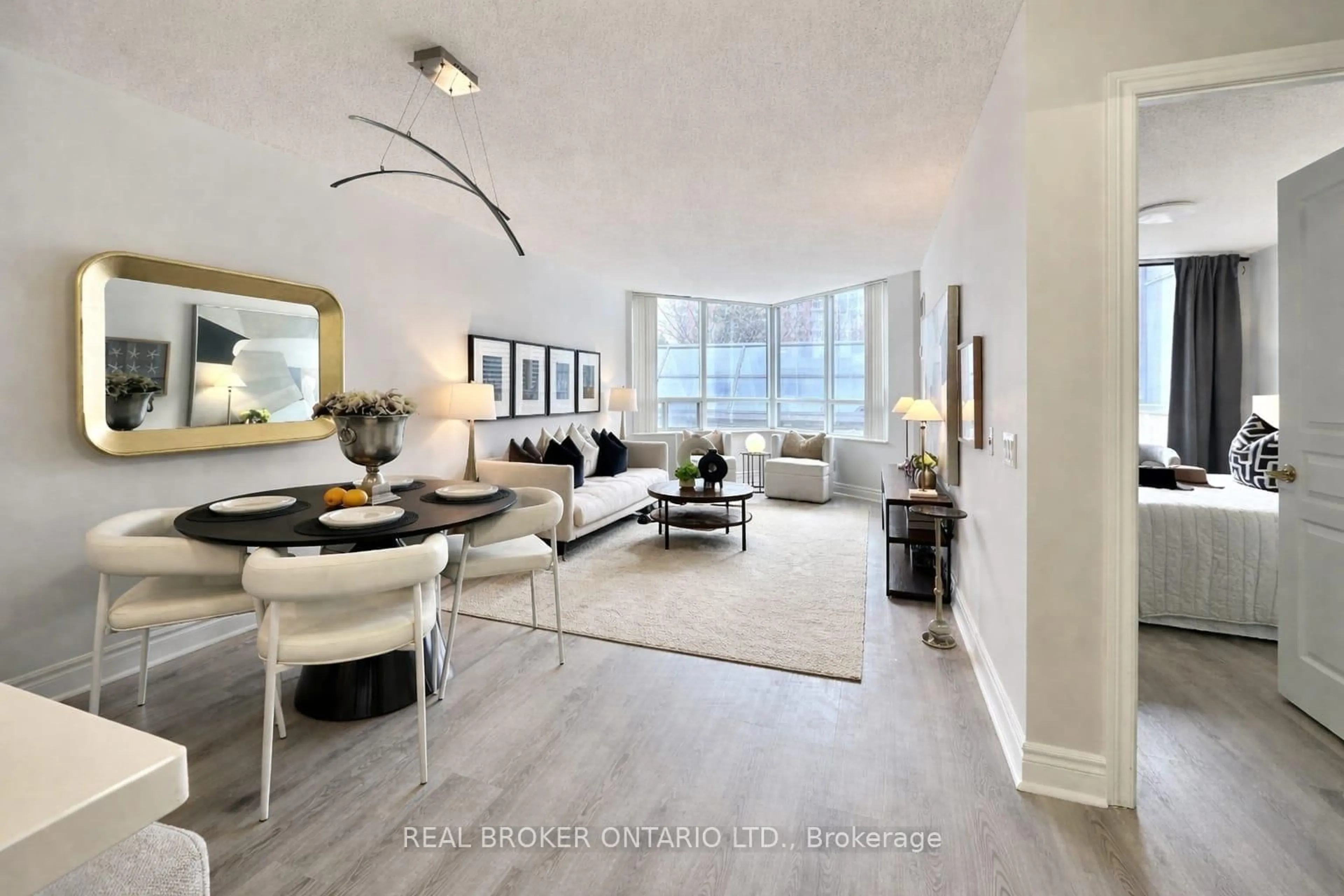 Living room with furniture, unknown for 5 Northtown Way #317, Toronto Ontario M2N 7A1