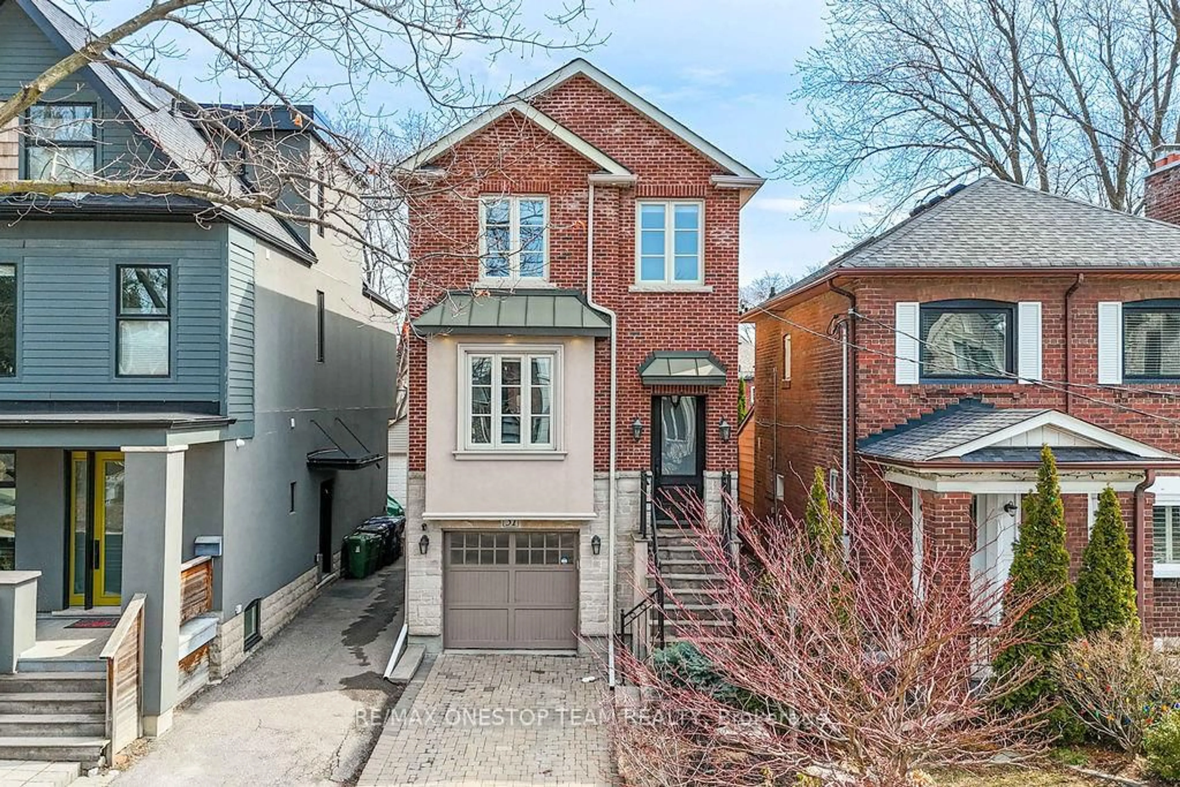 Home with brick exterior material, street for 51 Jedburgh Rd, Toronto Ontario M5M 3J5