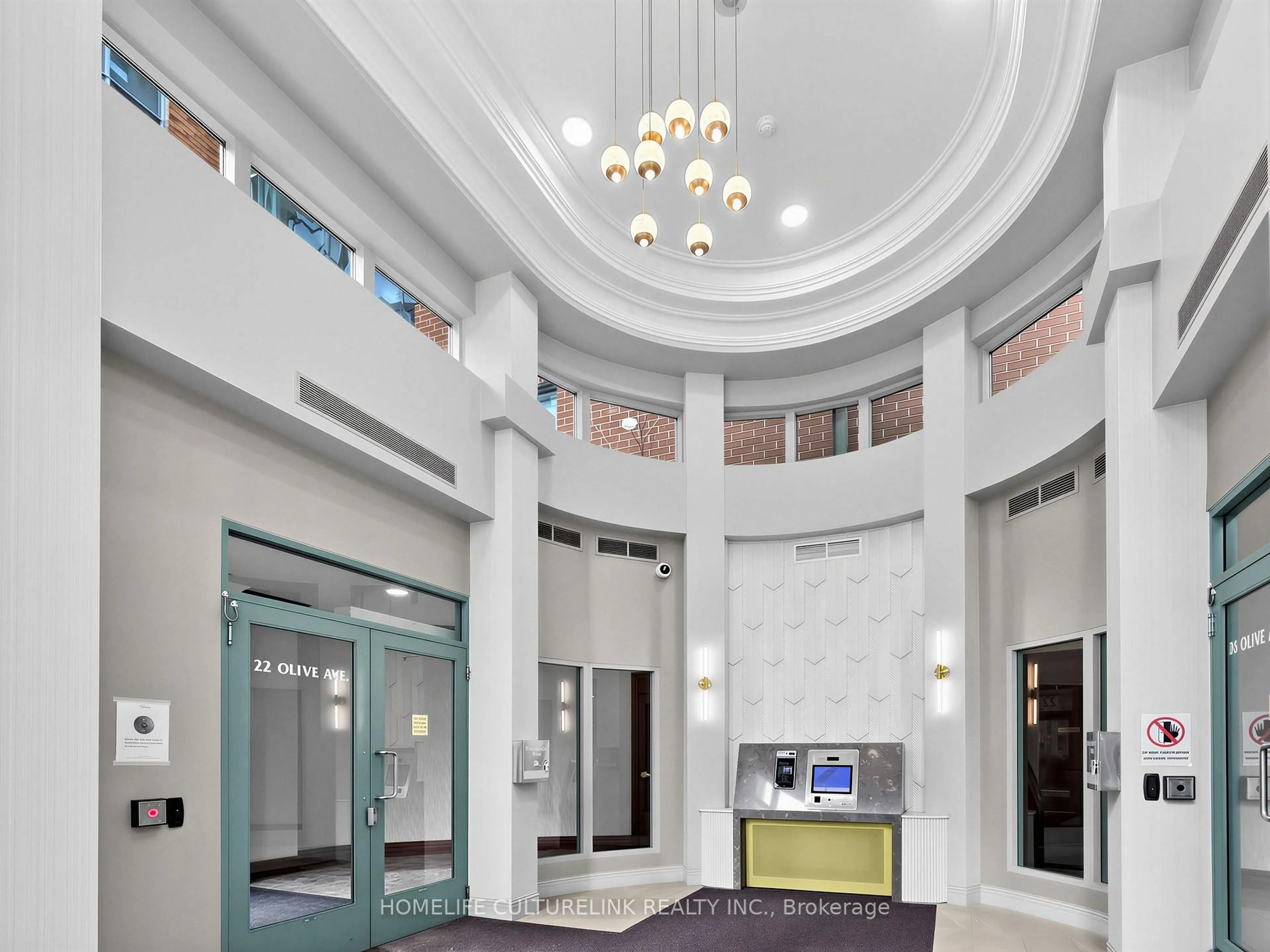 Indoor foyer for 22 Olive Ave #1501, Toronto Ontario M2N 7G6