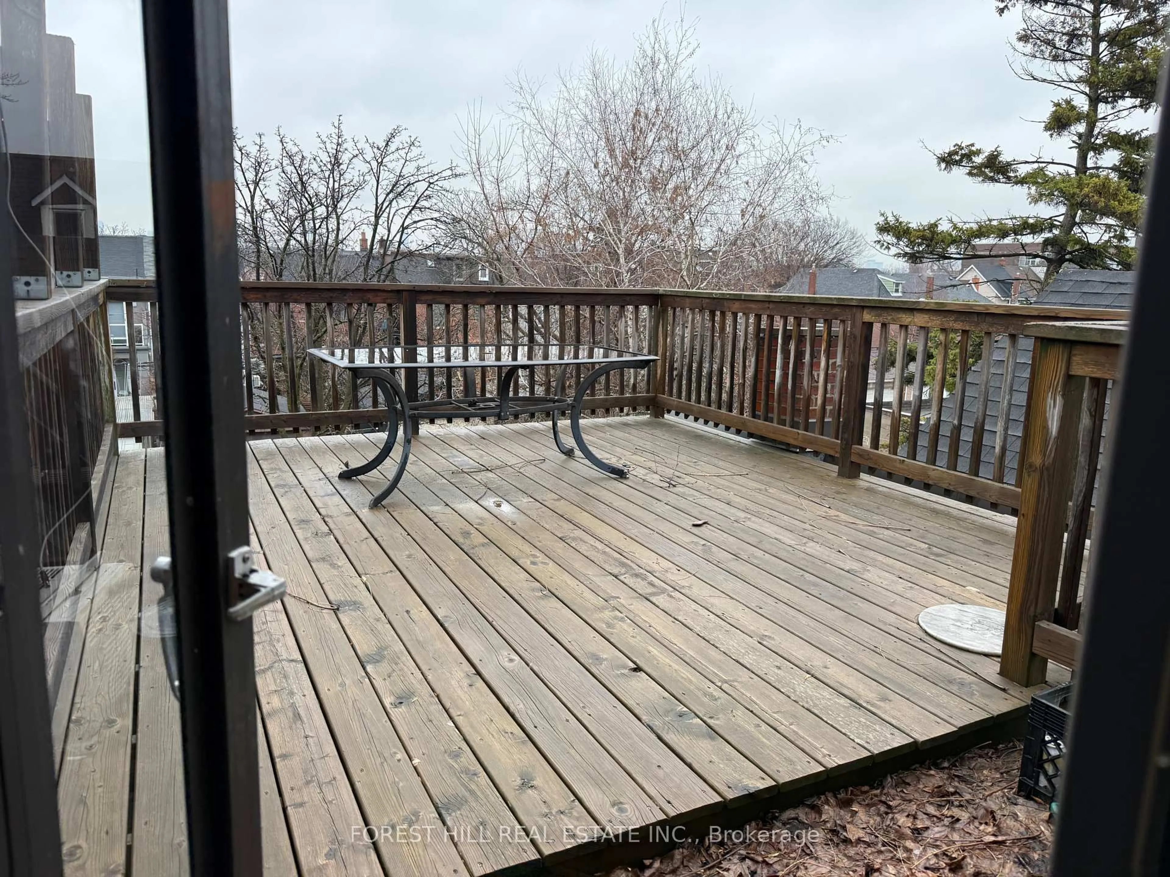 Patio, water/lake/river/ocean view for 293 St Clarens Ave, Toronto Ontario M6H 3W2