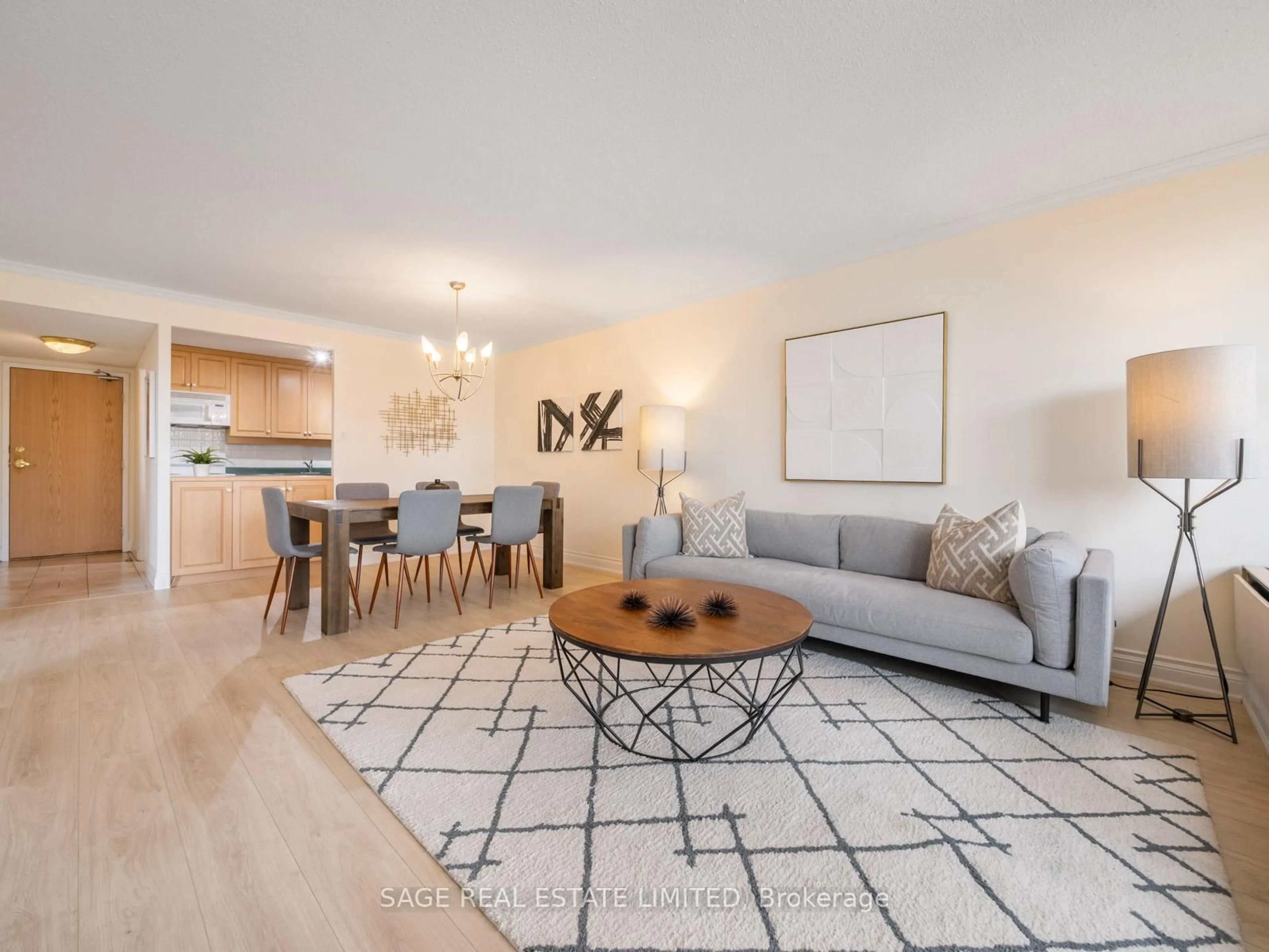 Living room with furniture, unknown for 30 Fashion Roseway #213E, Toronto Ontario M2N 6B4