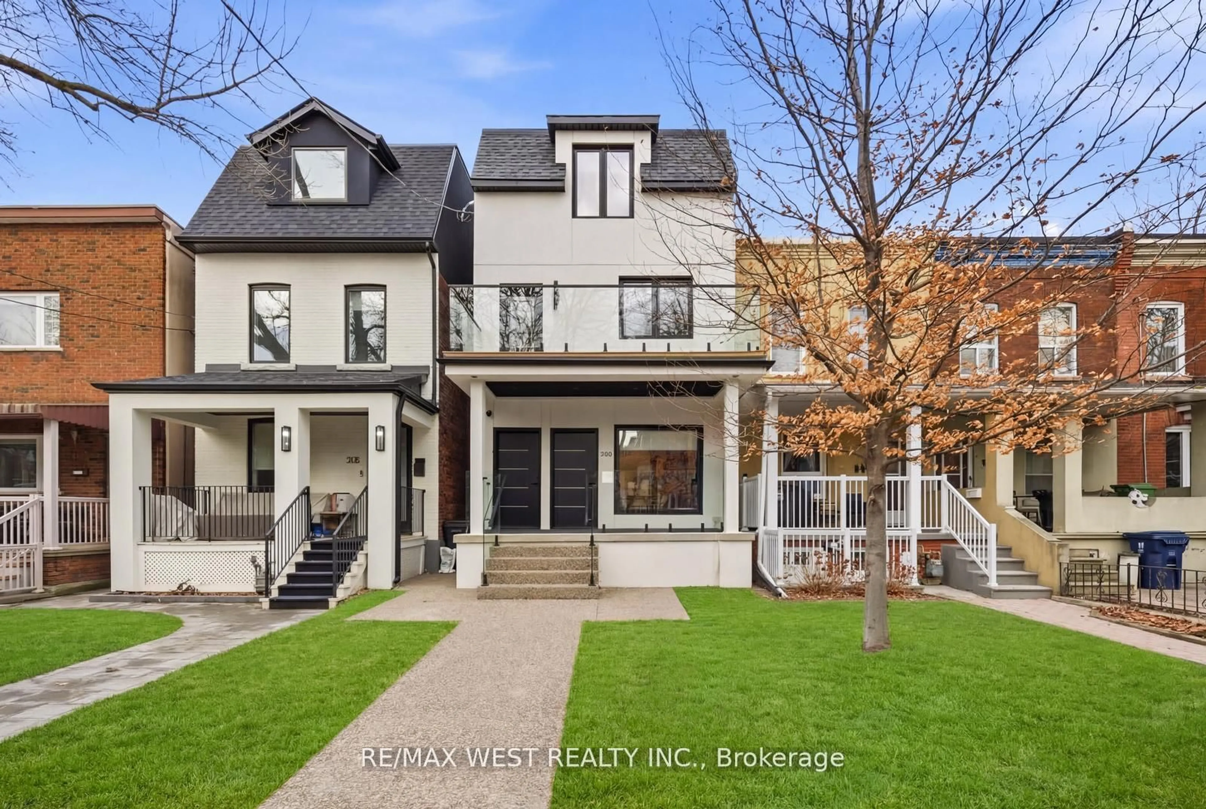 Home with brick exterior material, street for 390 St Clarens Ave, Toronto Ontario M6H 3W3