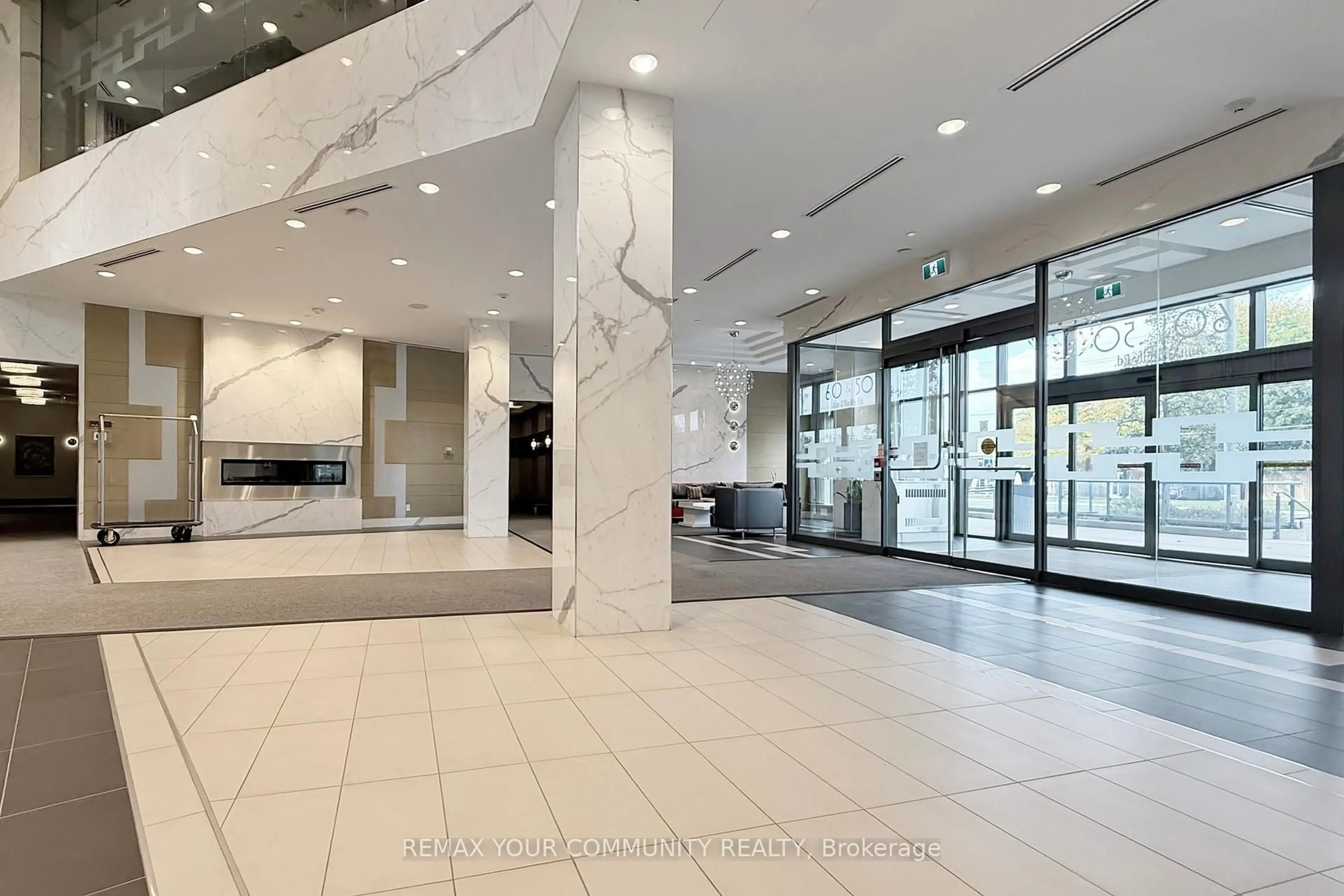 Indoor foyer for 50 Ann O'Reilly Rd #207A, Toronto Ontario M5J 0C9