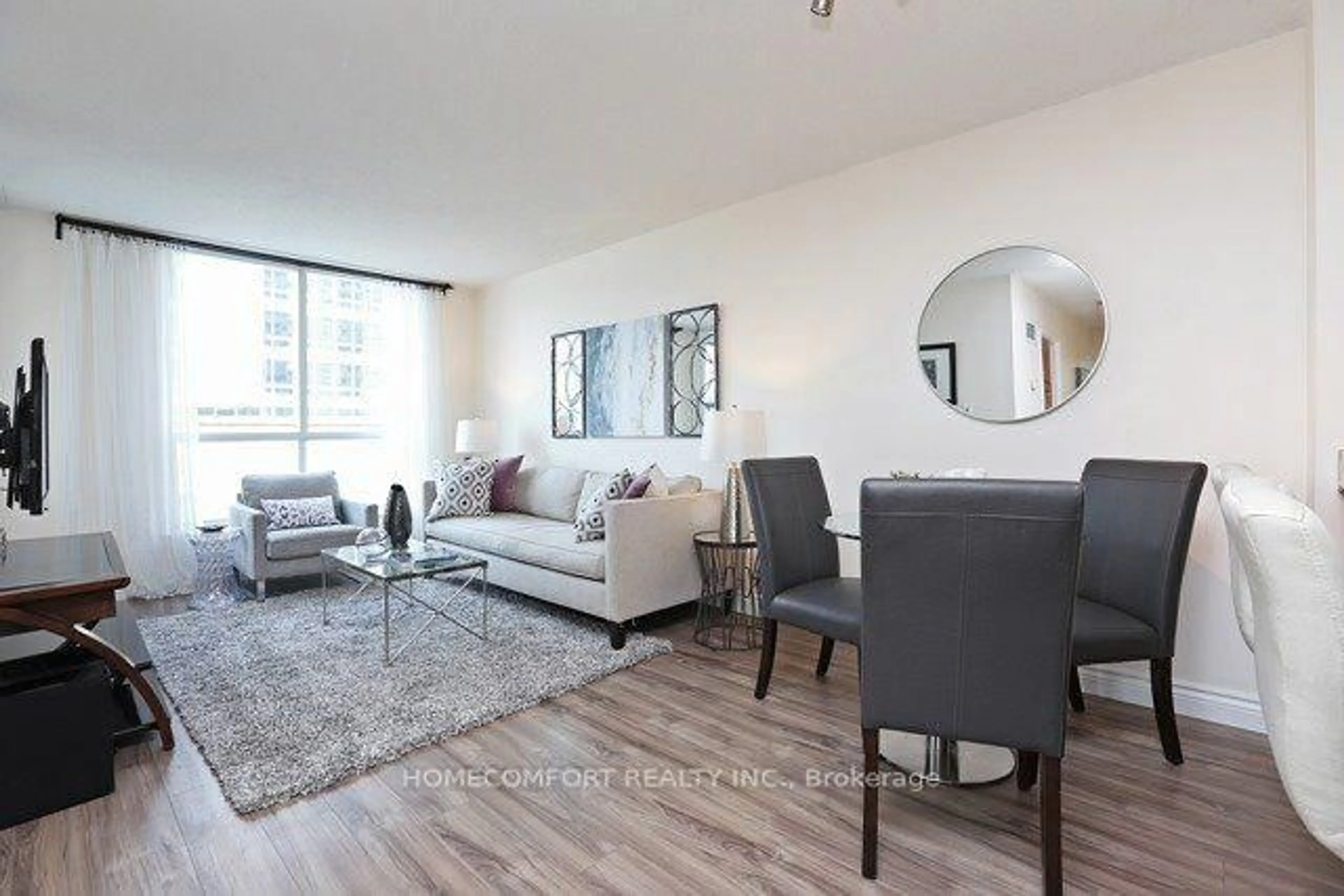 Living room with furniture, unknown for 18 Parkview Ave #312, Toronto Ontario M2N 7H7