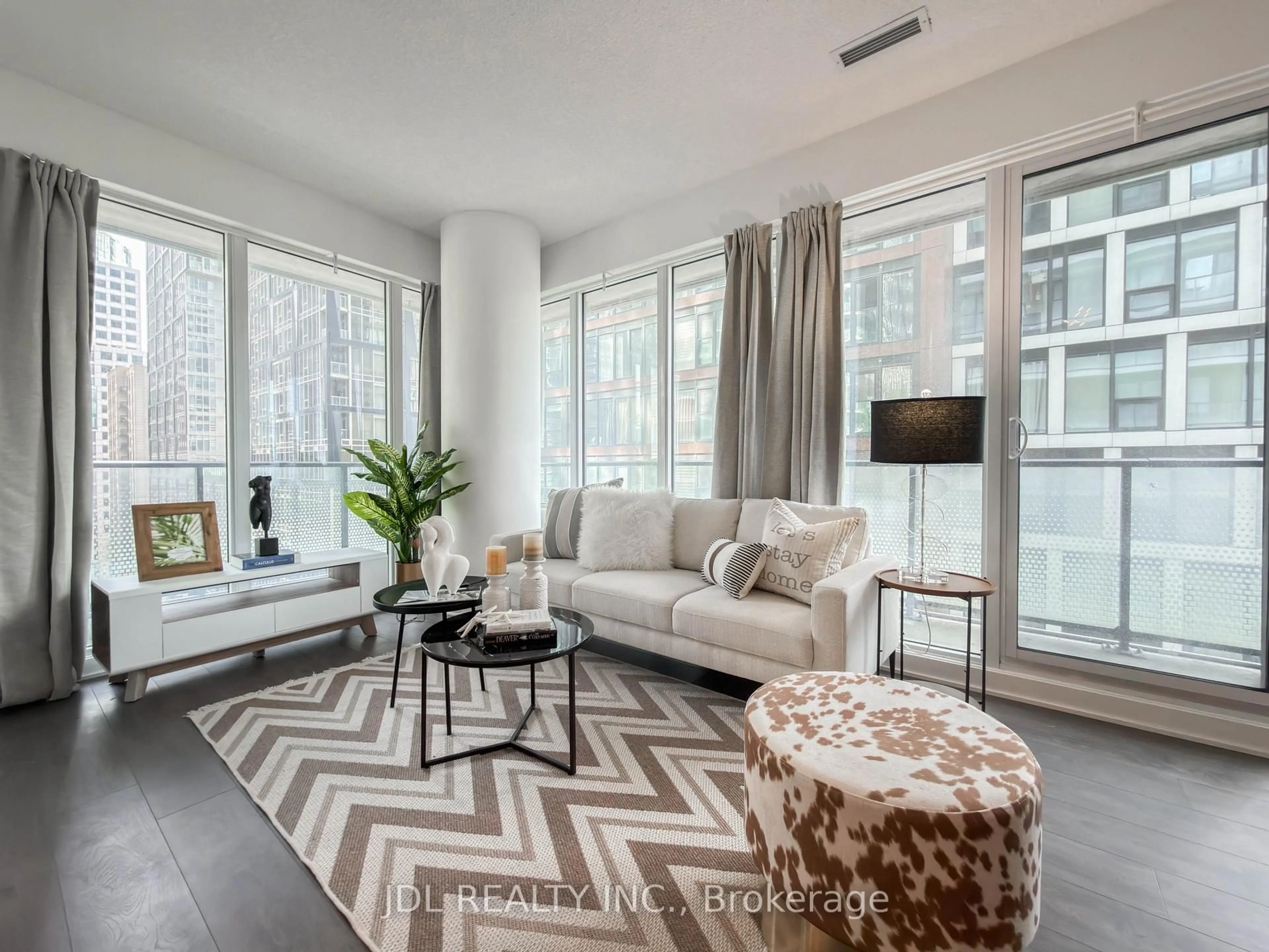 Living room with furniture, unknown for 115 Blue Jays Way #1602, Toronto Ontario M5V 0N4