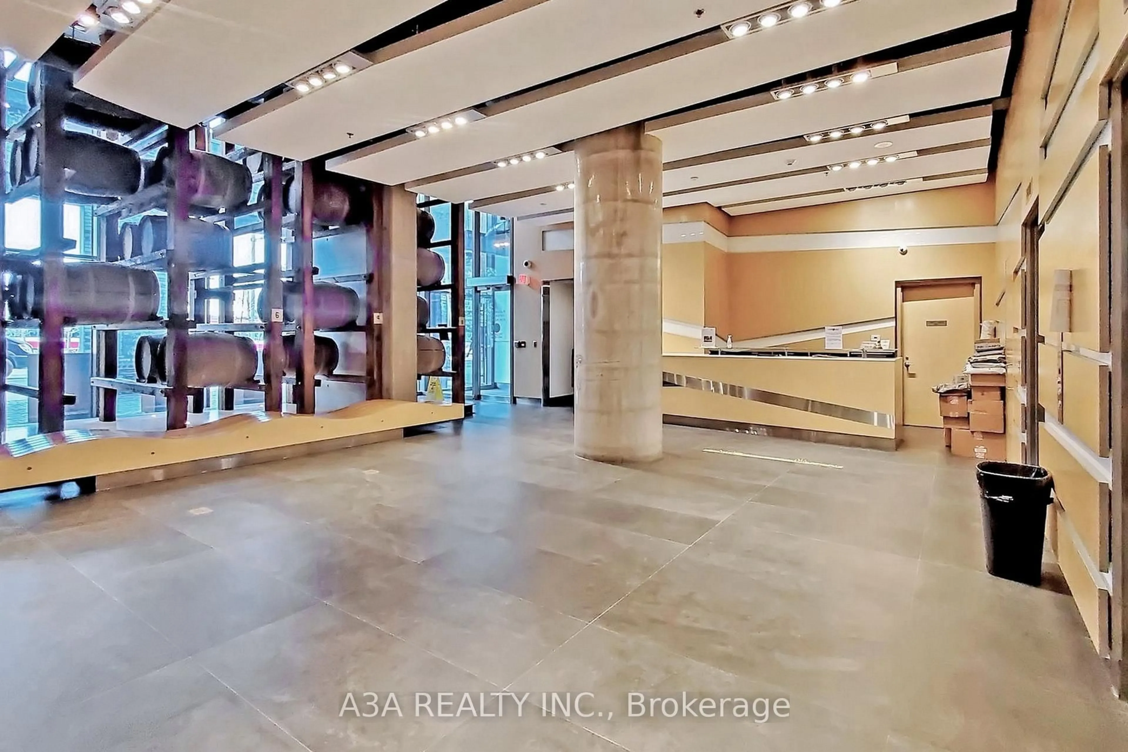 Lobby for 390 Cherry St #2906, Toronto Ontario M5A 0E2