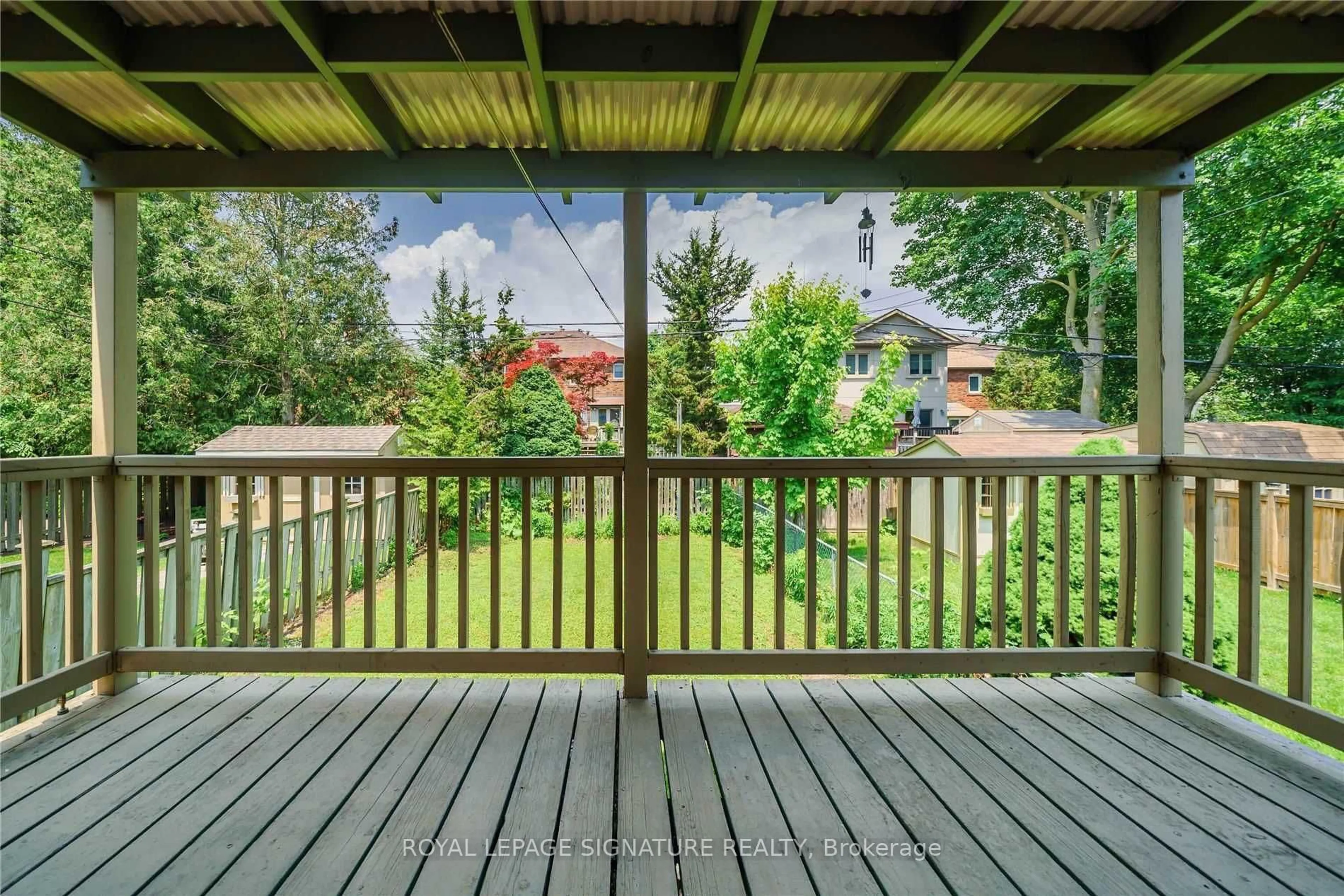 Patio, water/lake/river/ocean view for 66 Glengarry Ave, Toronto Ontario M5M 1C9