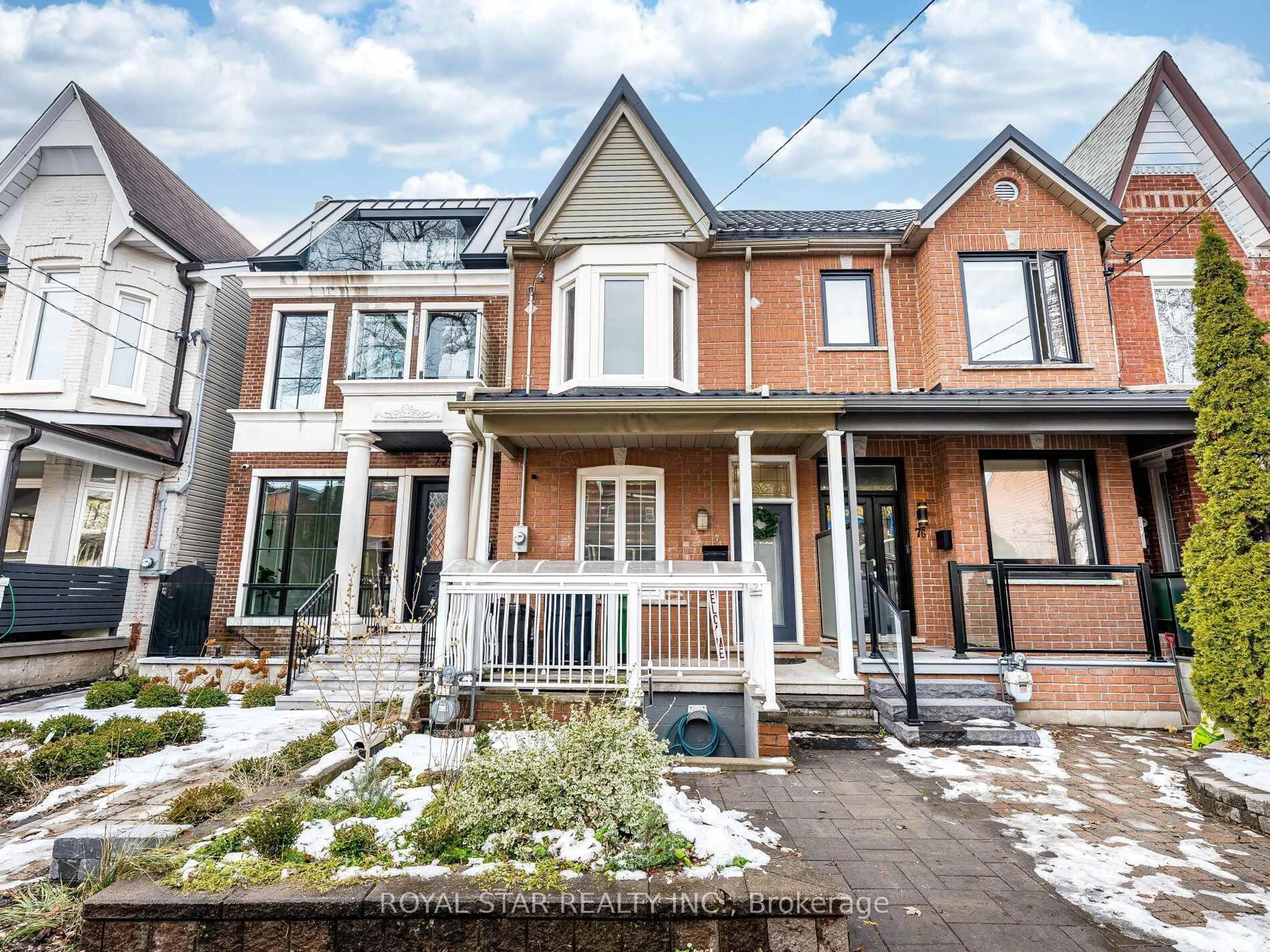 Home with brick exterior material, street for 74 Montrose Ave, Toronto Ontario M6J 2T7