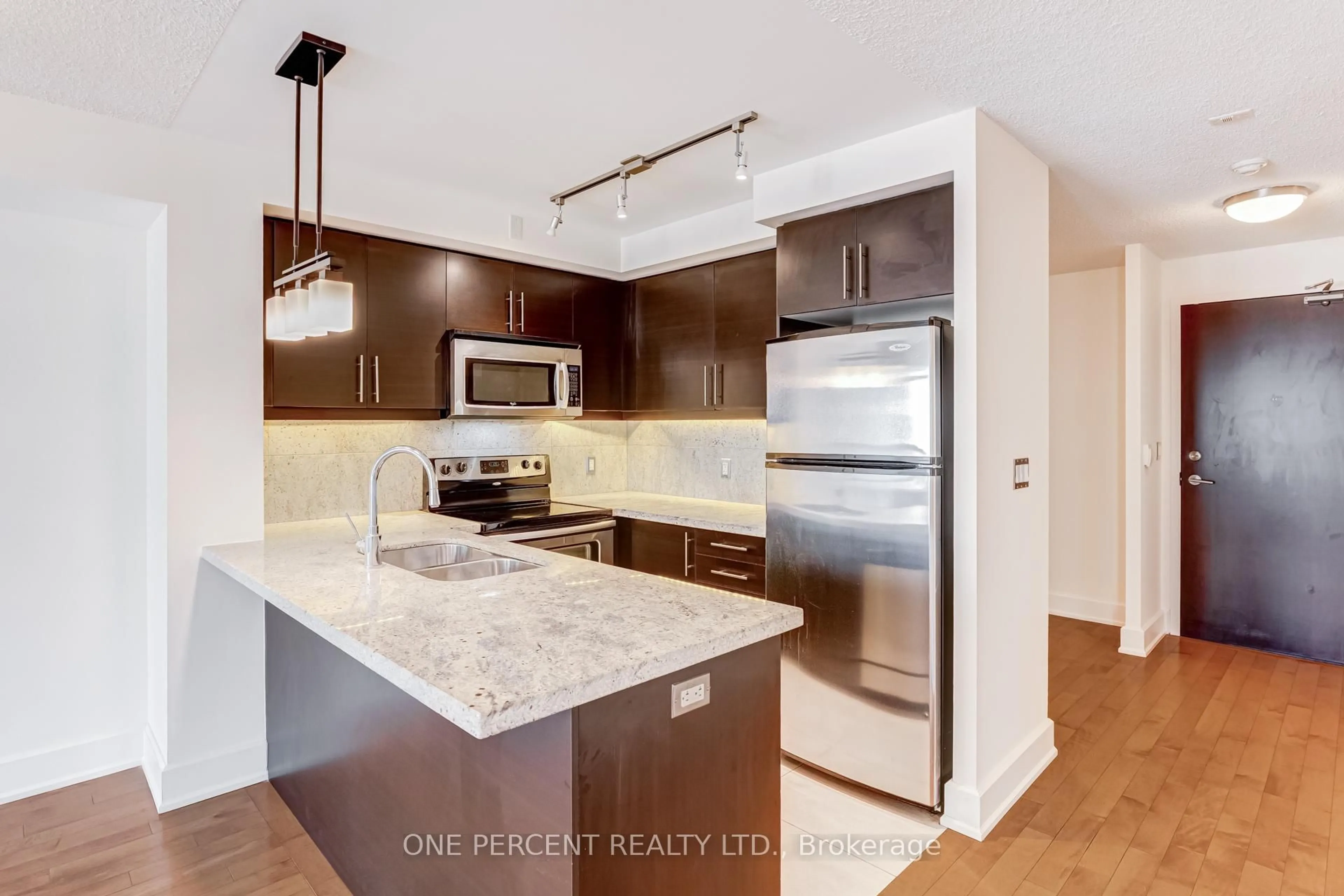 Open concept kitchen, unknown for 676 Sheppard Ave #410, Toronto Ontario M2K 3E7