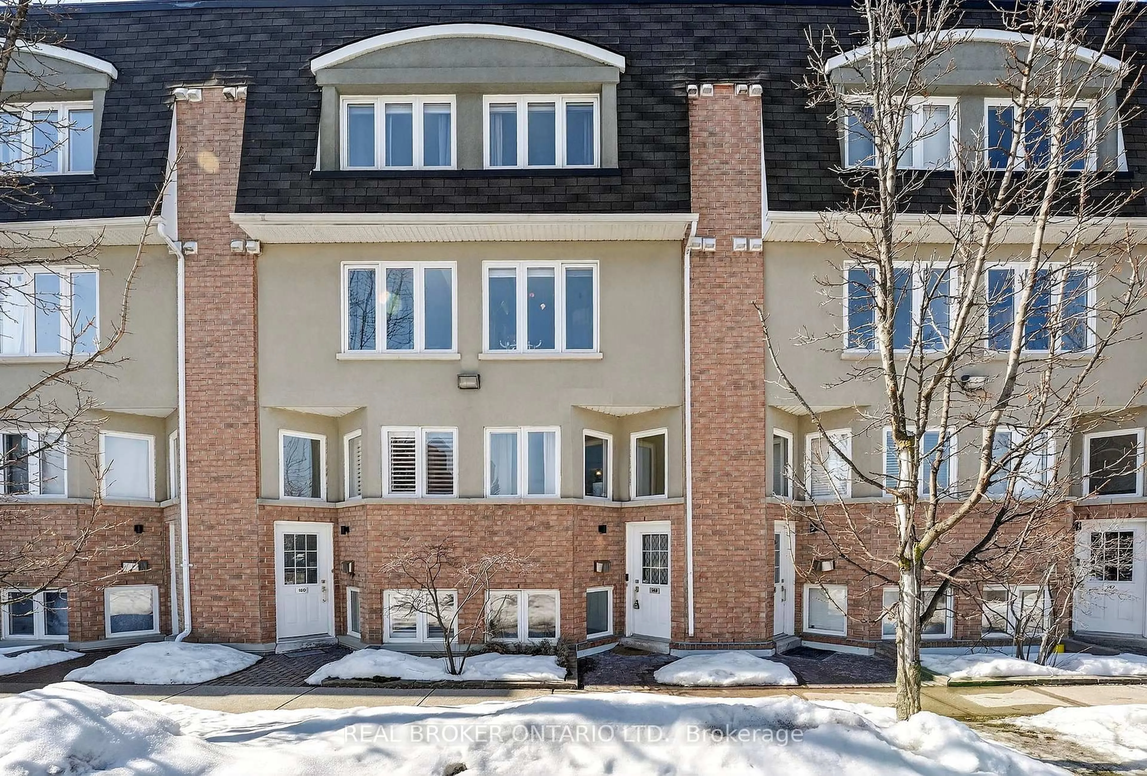 Home with brick exterior material, street for 10 Merchant Lane #149, Toronto Ontario M6P 4J6