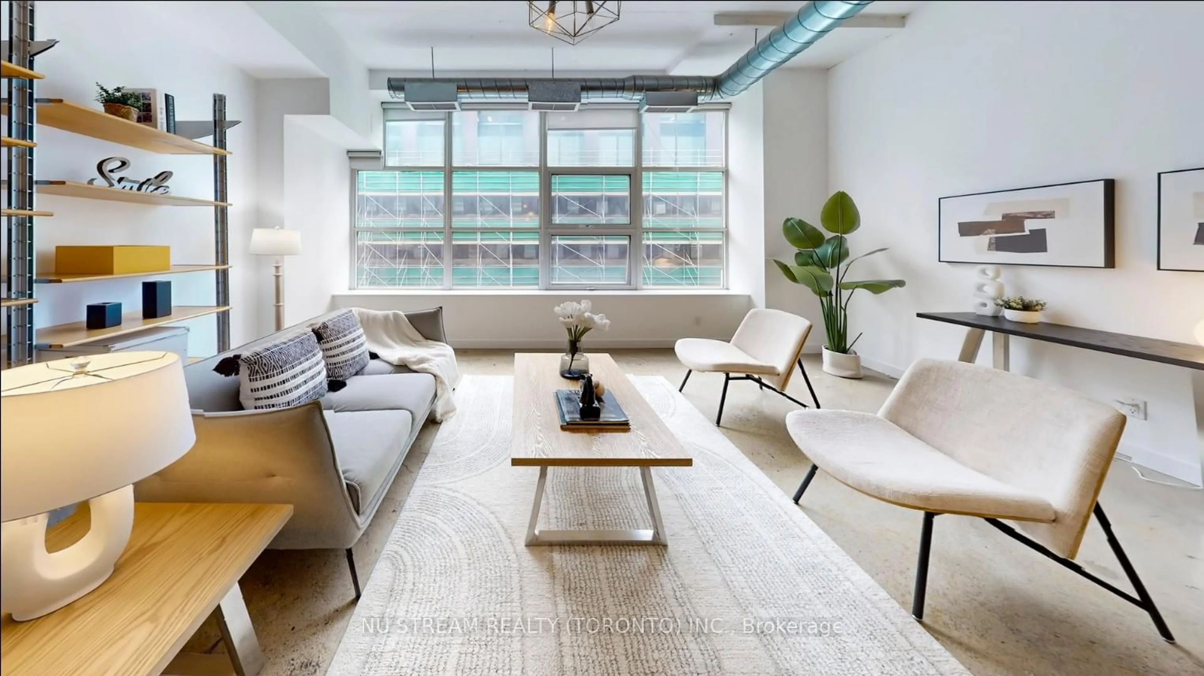 Living room with furniture, unknown for 155 Dalhousie St #630, Toronto Ontario M5B 2P7