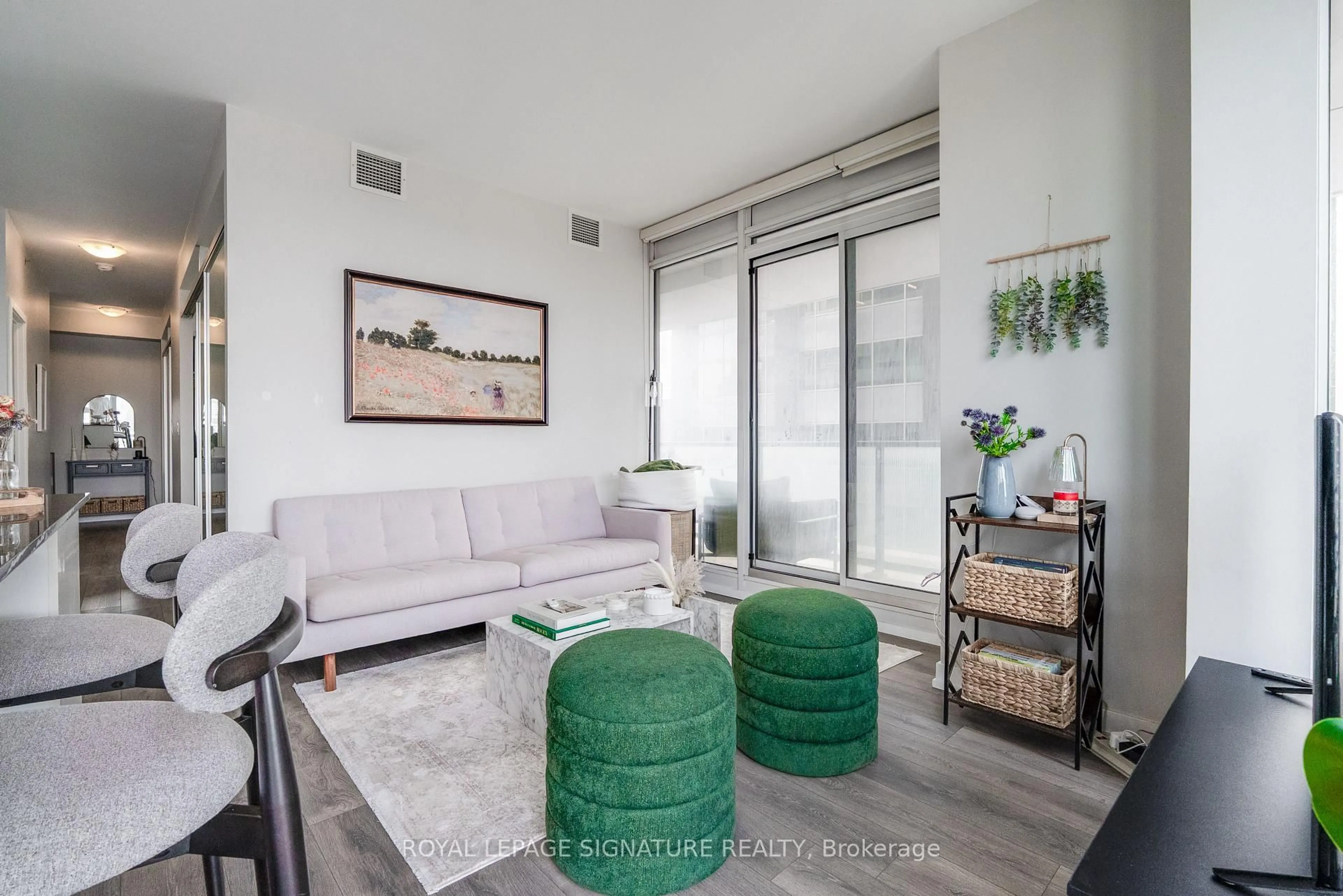 Living room with furniture, unknown for 426 University Ave #2503, Toronto Ontario M5G 1S9