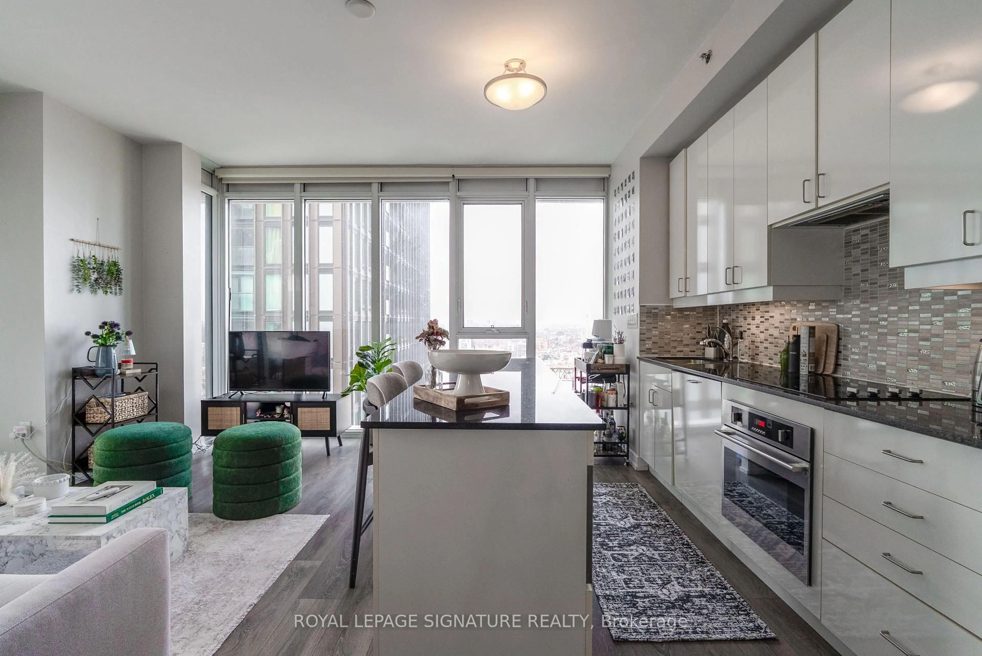 Open concept kitchen, unknown for 426 University Ave #2503, Toronto Ontario M5G 1S9