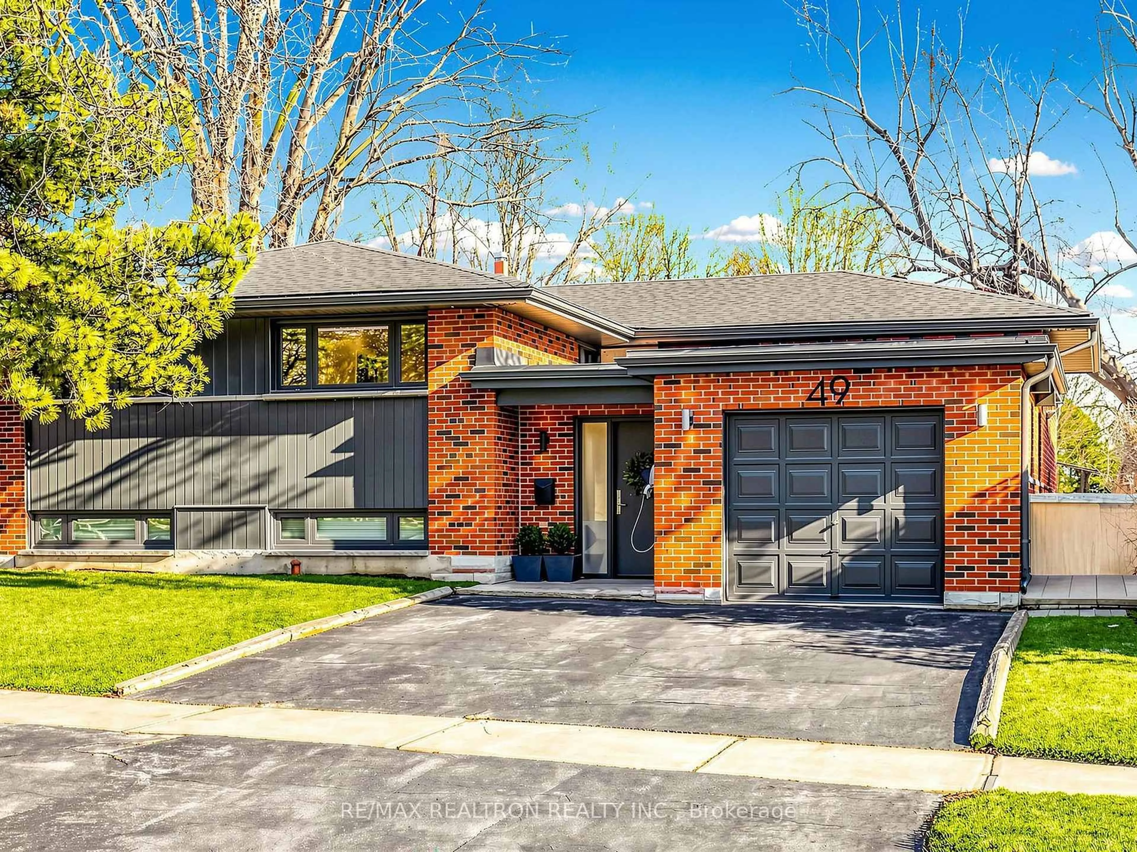 Home with brick exterior material, street for 49 Castlegrove Blvd, Toronto Ontario M3A 1K9