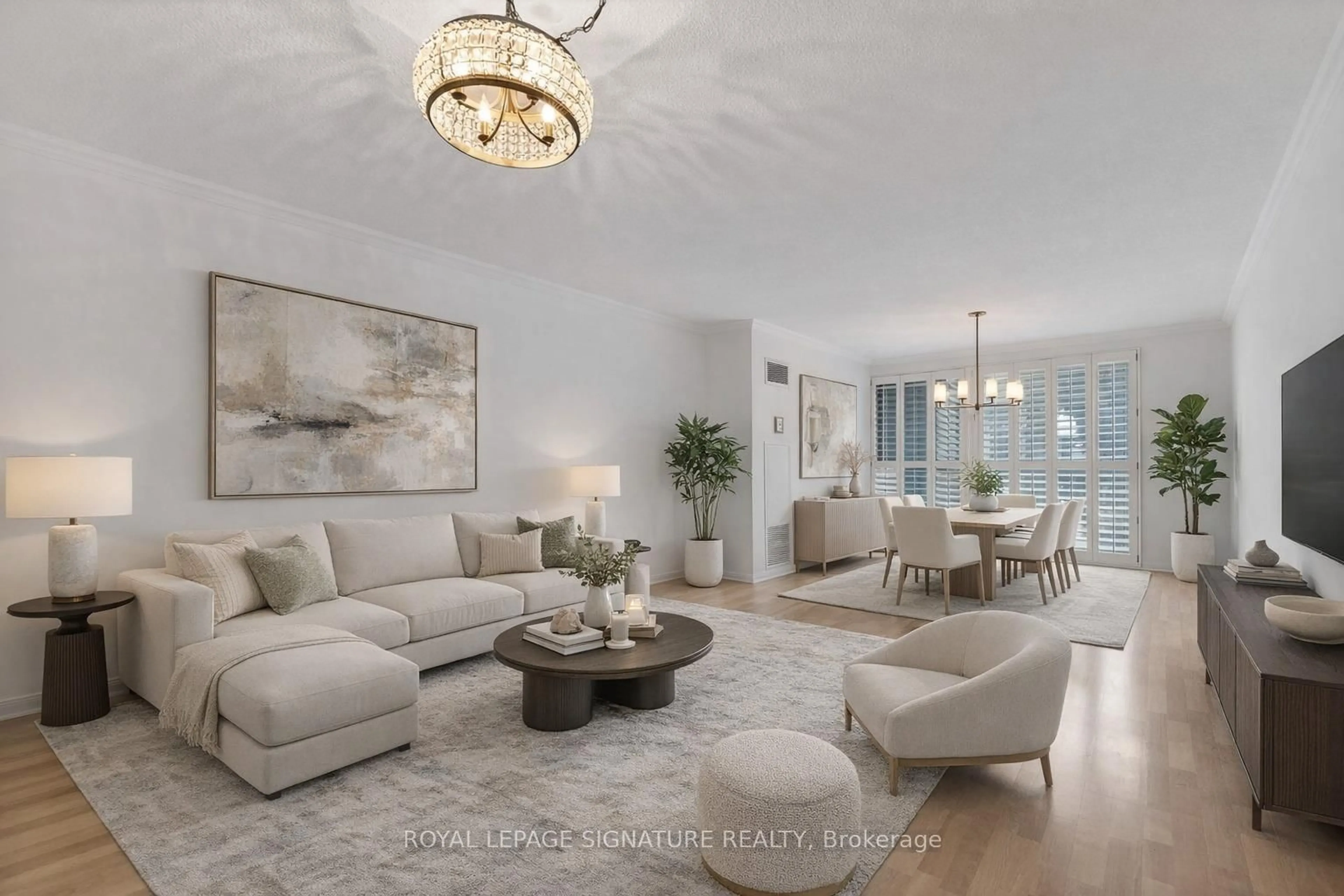 Living room with furniture, unknown for 18 Hollywood Ave #206, Toronto Ontario M2N 6P5