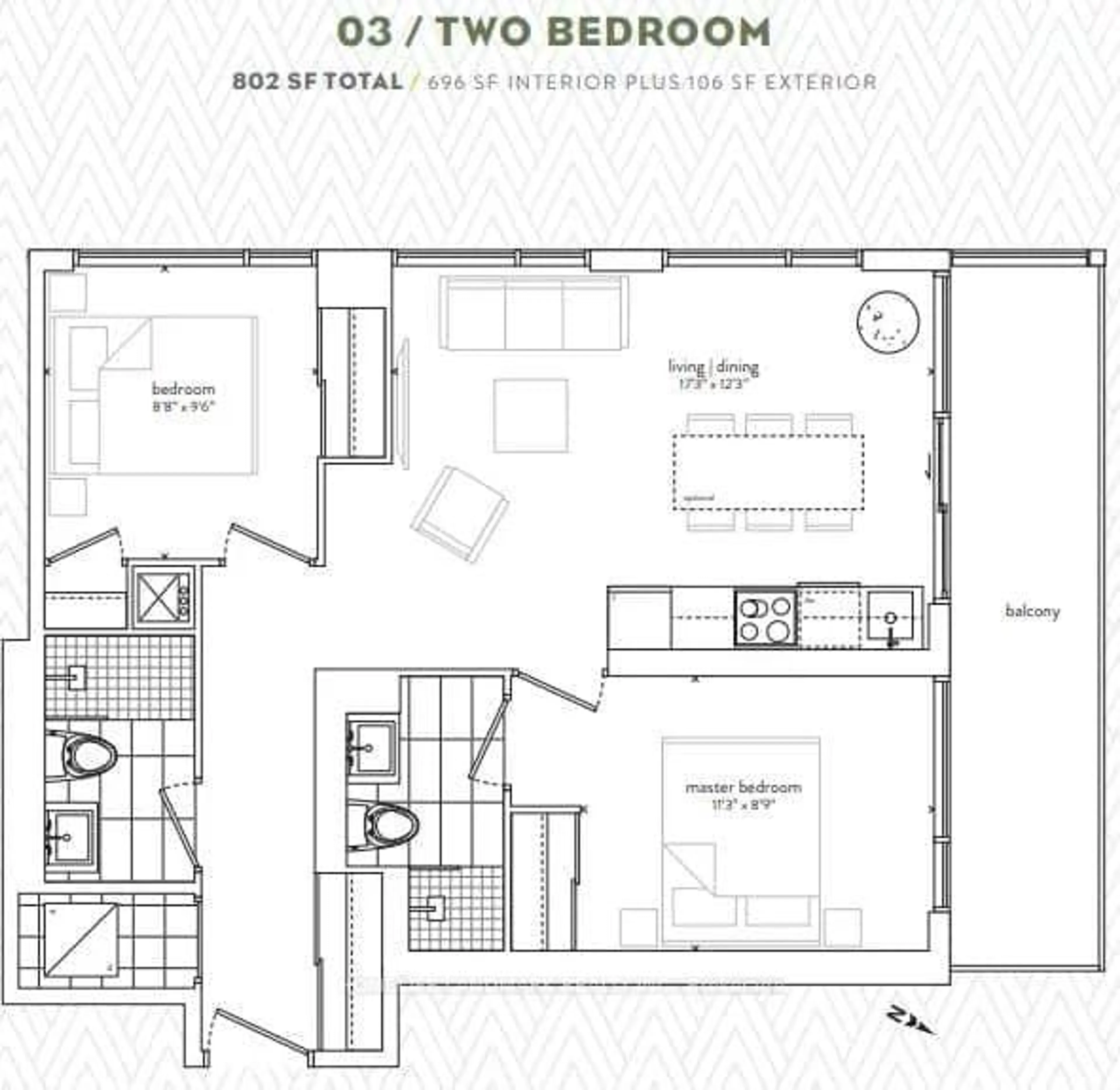 Floor plan for 47 Mutual St #2903, Toronto Ontario M5B 0C6