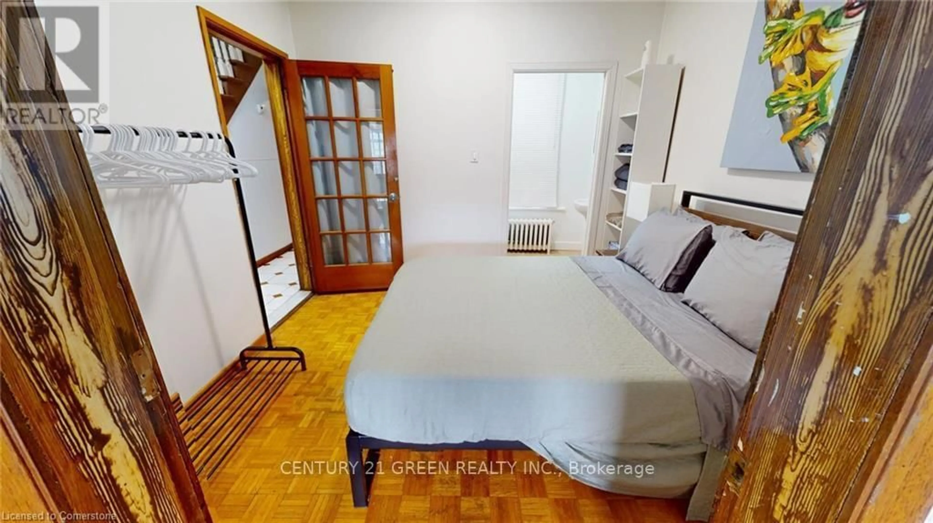 Bedroom with bed, unknown for 36 Mitchell Ave, Toronto Ontario M6J 1B9