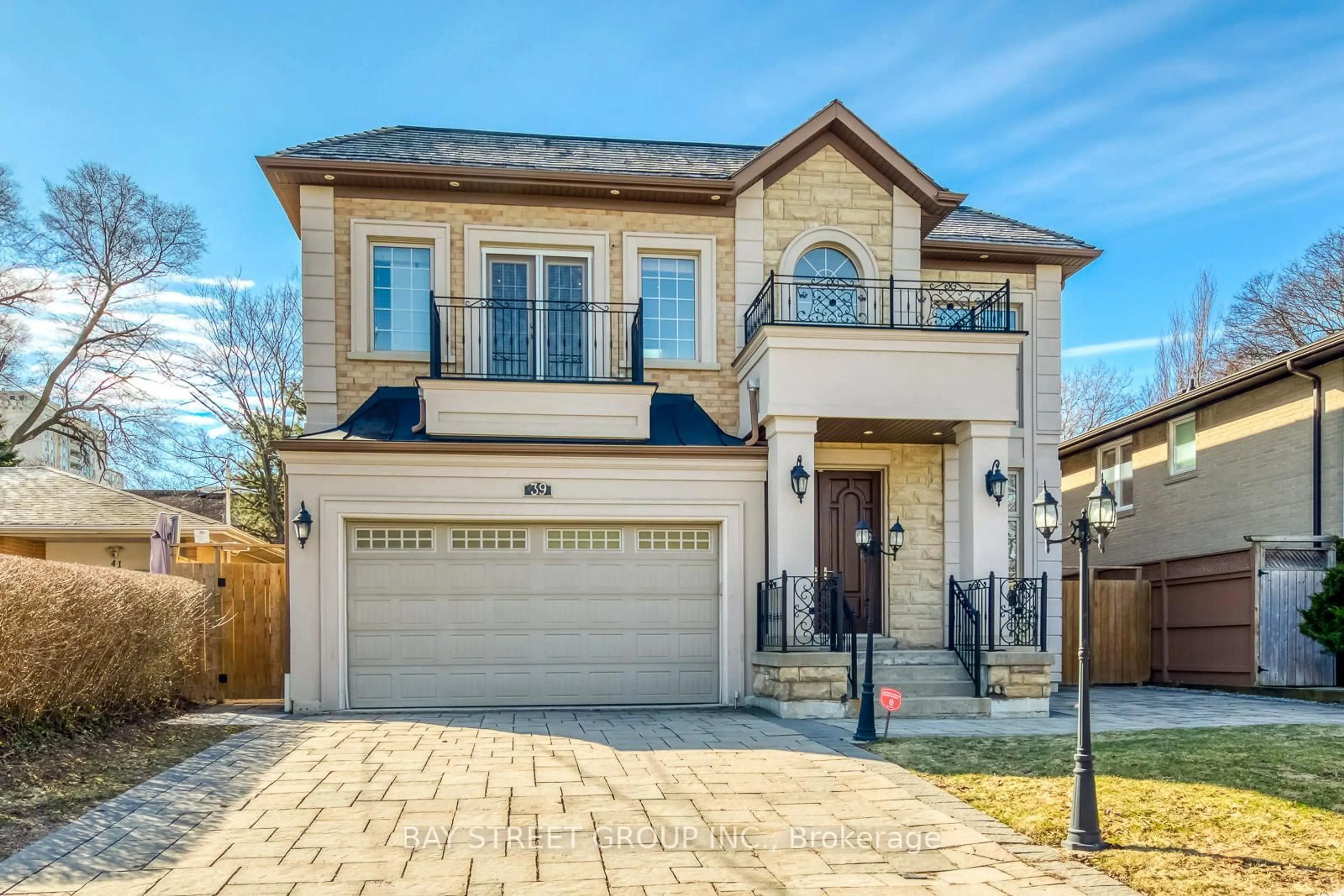 Home with brick exterior material, street for 39 Foxwarren Dr, Toronto Ontario M2K 1L1