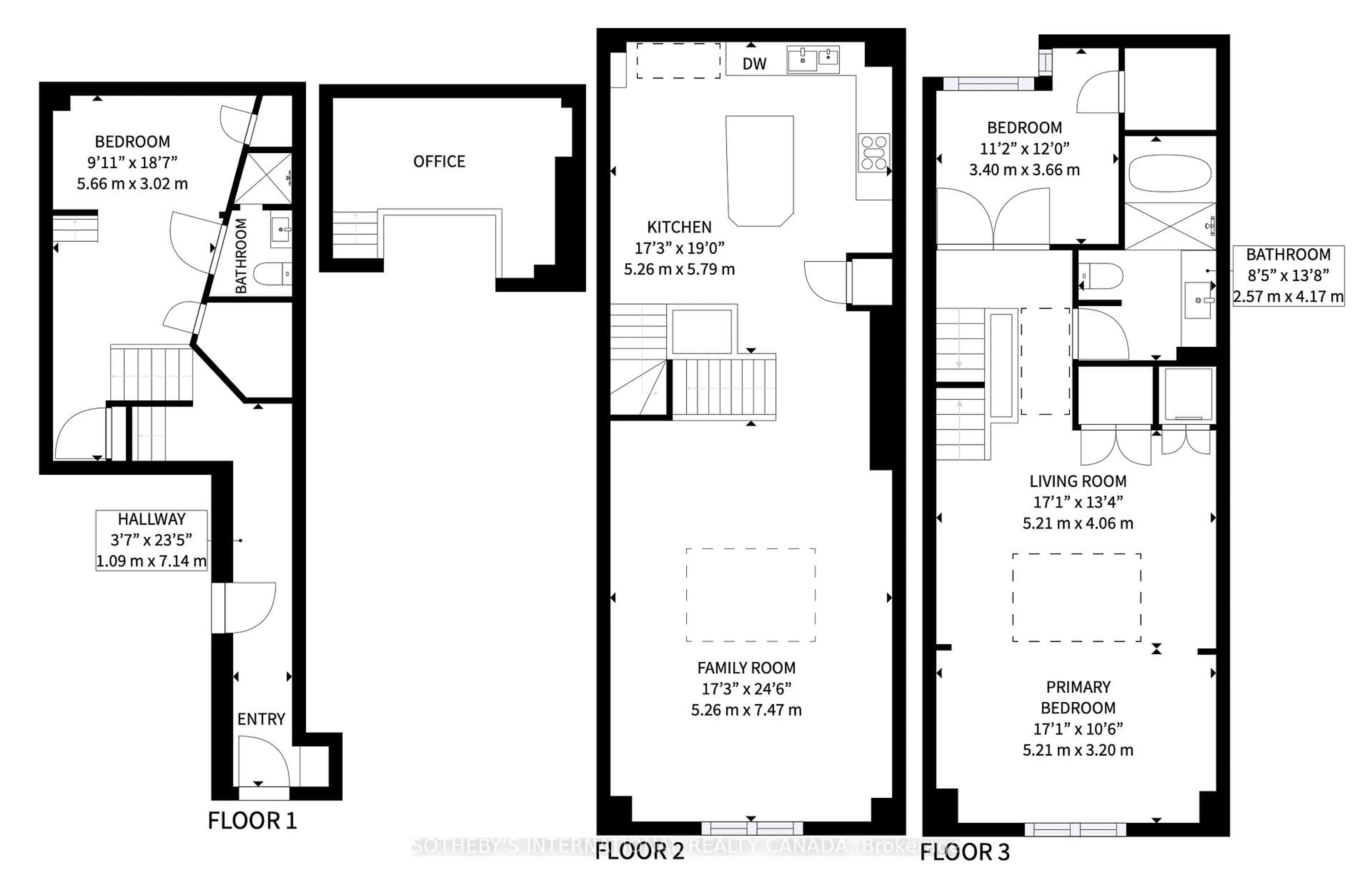 Floor plan for 62 Claremont St #6, Toronto Ontario M6J 2M5