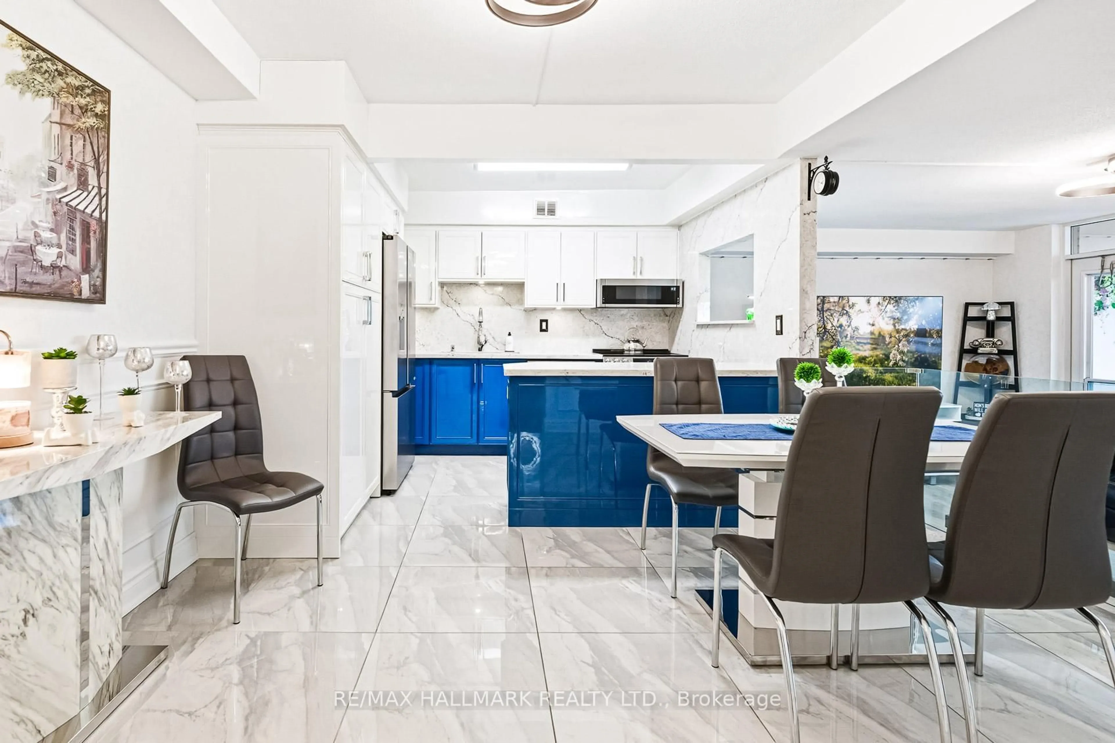 Contemporary kitchen, ceramic/tile floor for 1360 York Mills Rd #1705, Toronto Ontario M3A 2A3