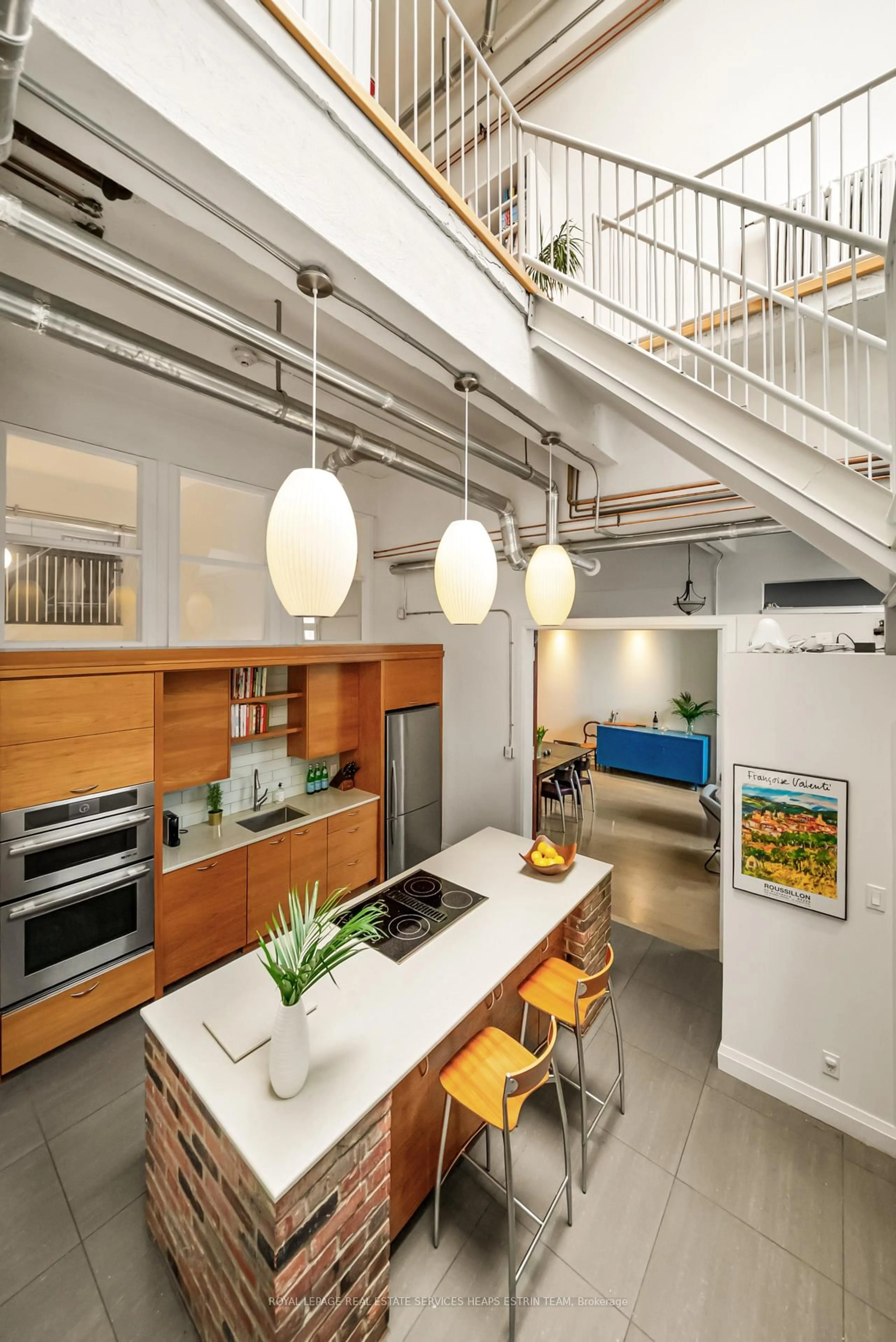 Contemporary kitchen, cement floor for 264 Seaton St #205, Toronto Ontario M5A 2T4