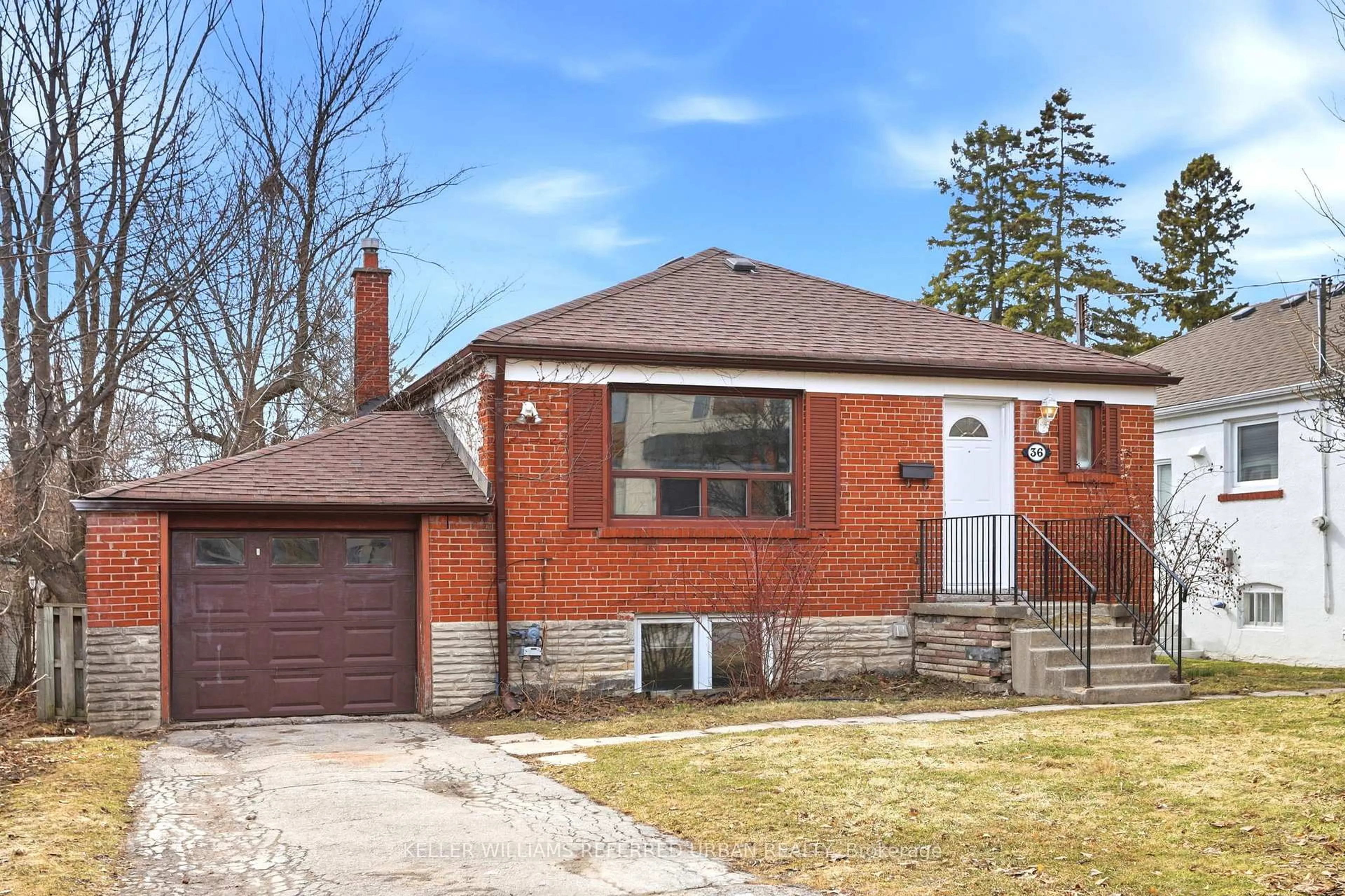 Home with brick exterior material, street for 36 Cobden St, Toronto Ontario M2R 1S2
