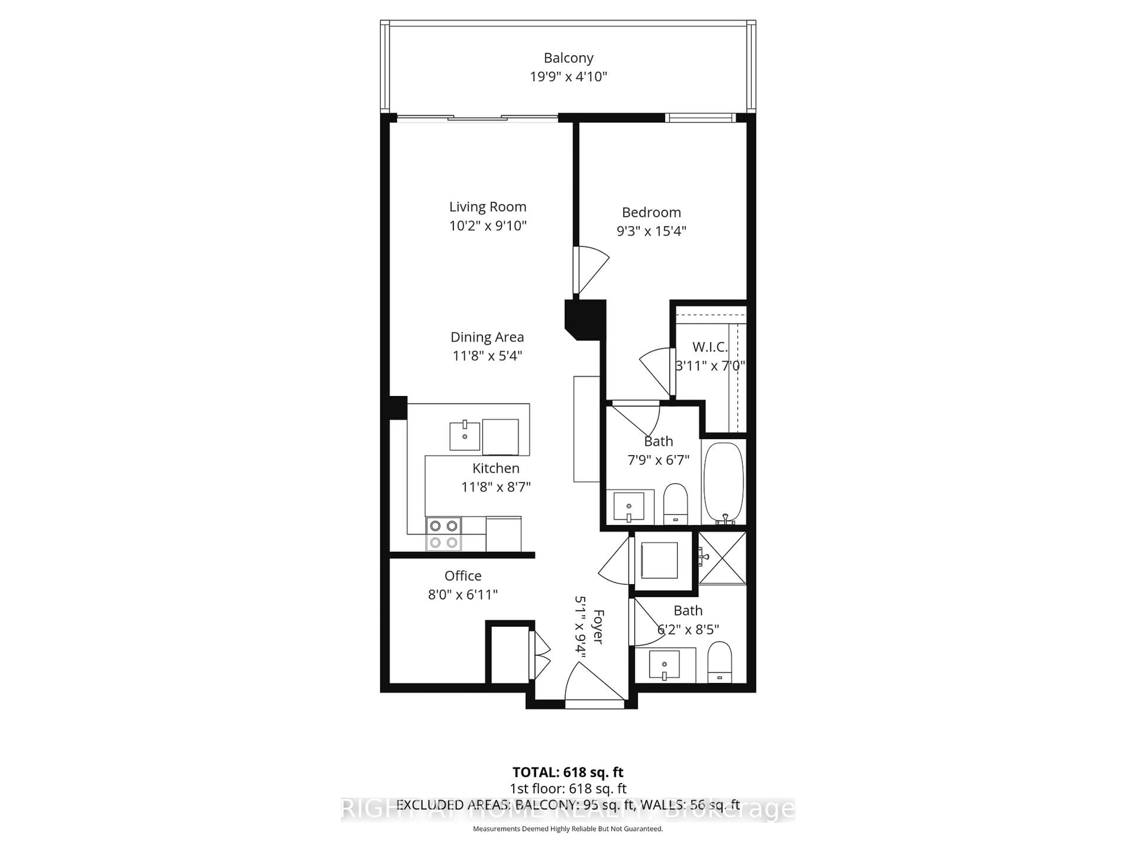 Floor plan for 260 Sackville St #208, Toronto Ontario M5A 0B3