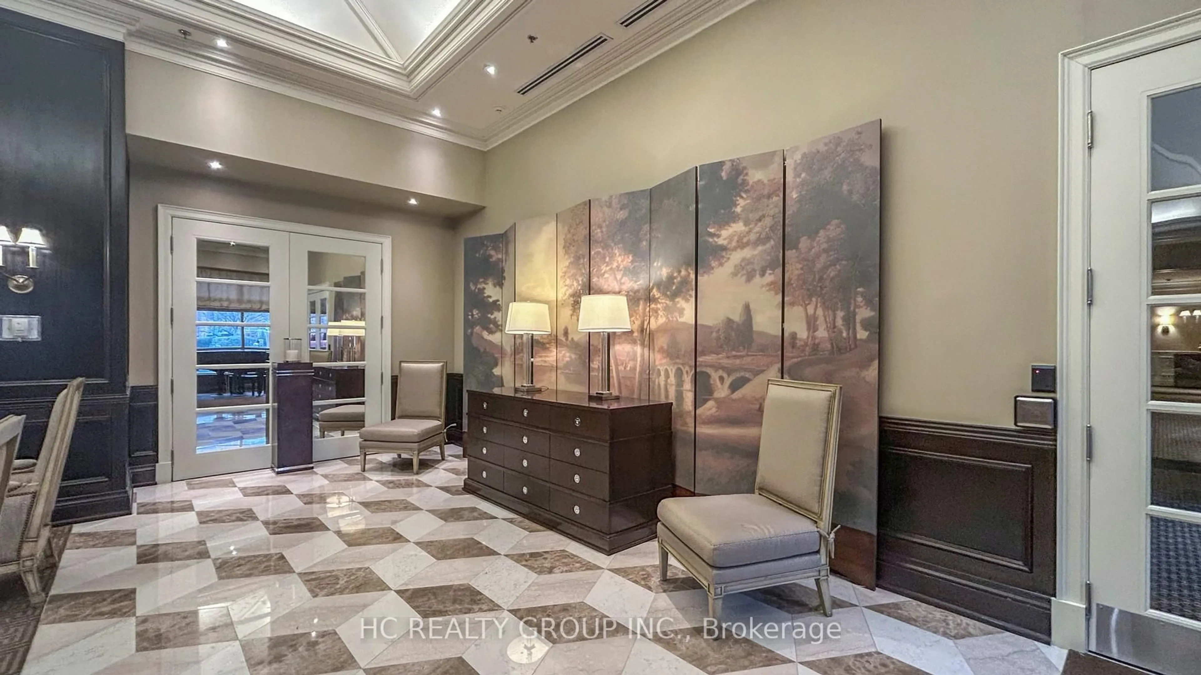 Lobby for 20 Burkebrook Pl #322, Toronto Ontario M4G 0A1