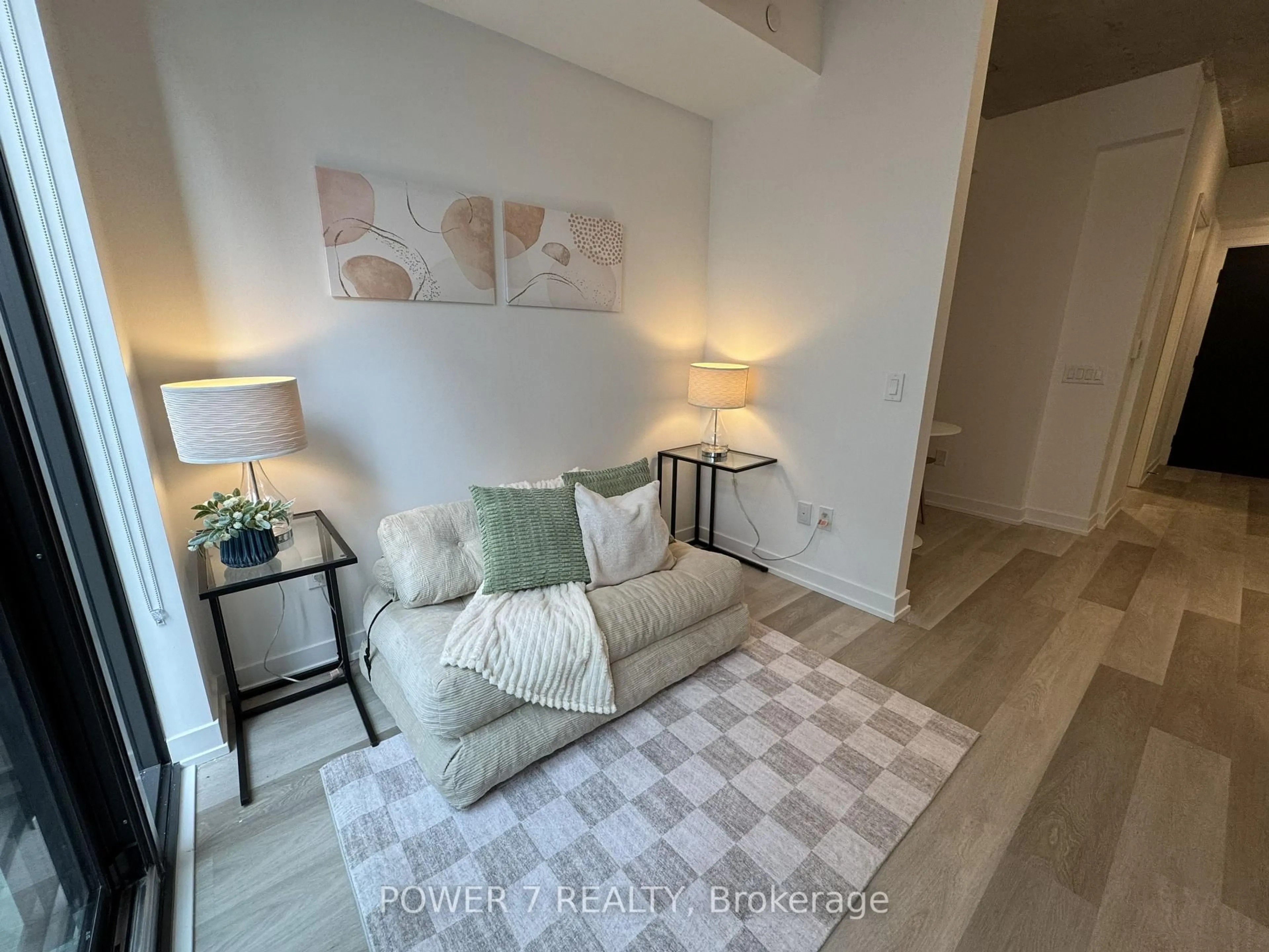 Living room with furniture, unknown for 28 Eastern Ave #533, Toronto Ontario M5A 1H5