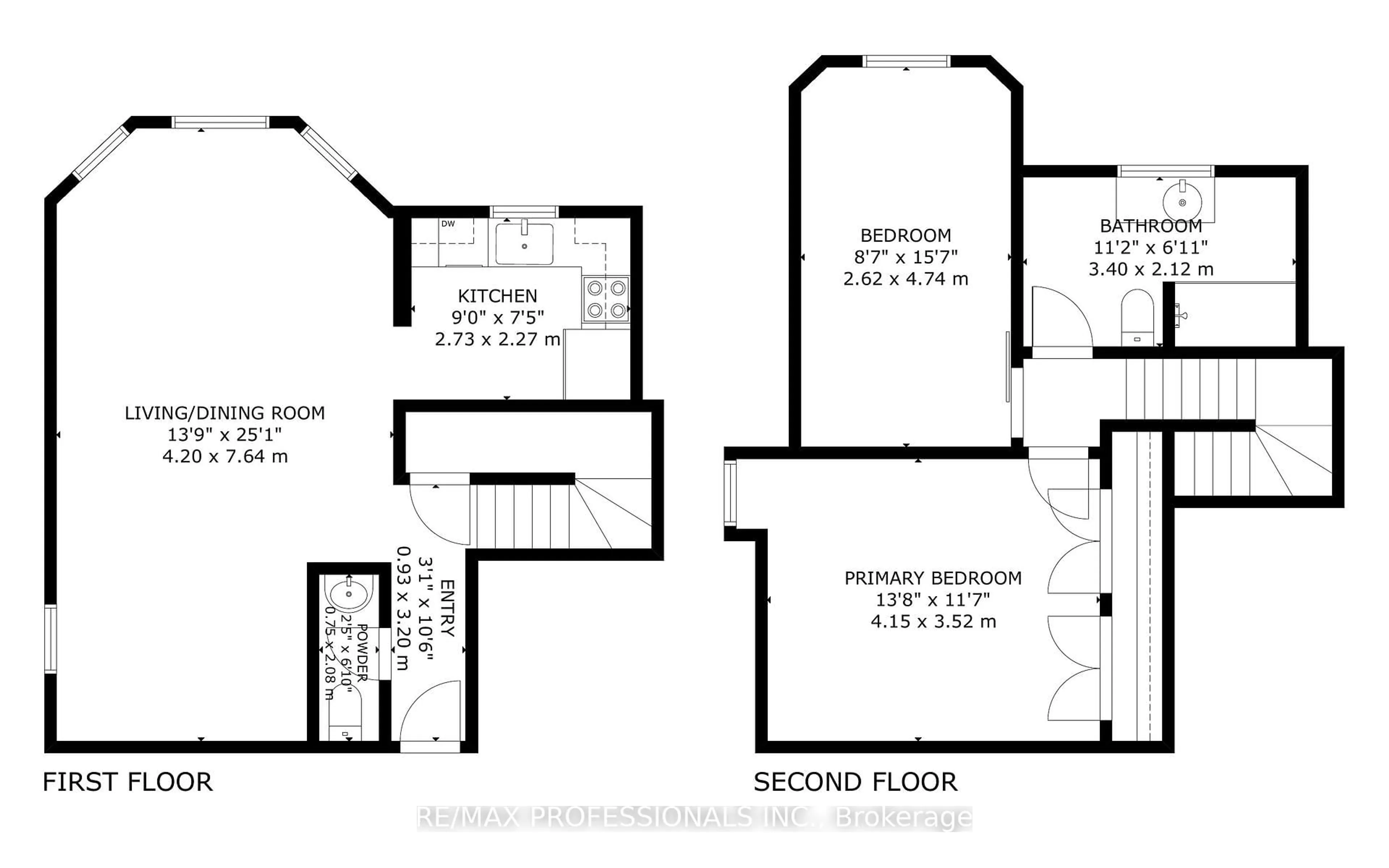 Floor plan for 253 Wellesley St #C, Toronto Ontario M4X 1G8