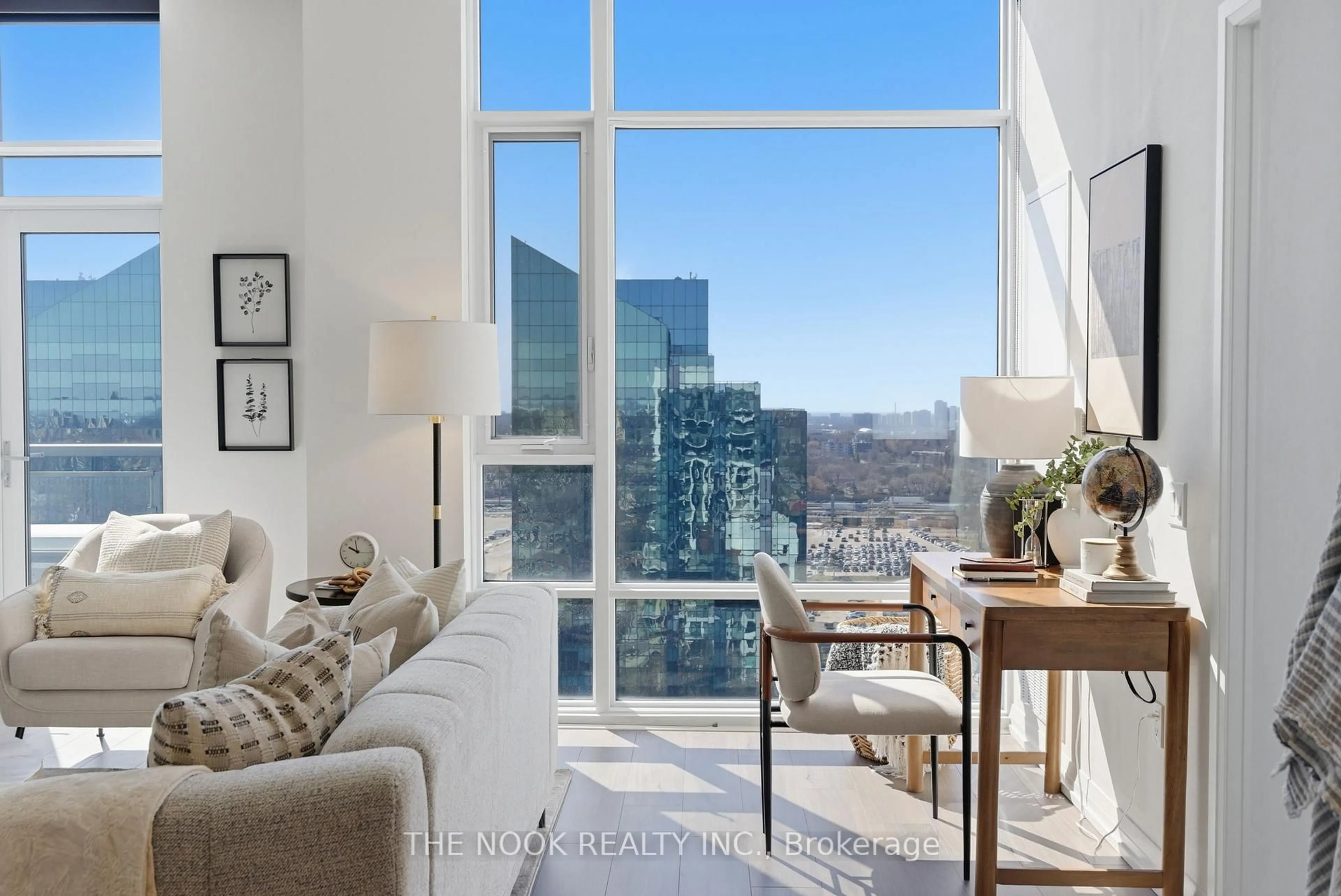 Living room with furniture, unknown for 60 Ann O'Reilly Rd #PH60, Toronto Ontario M2J 0C8